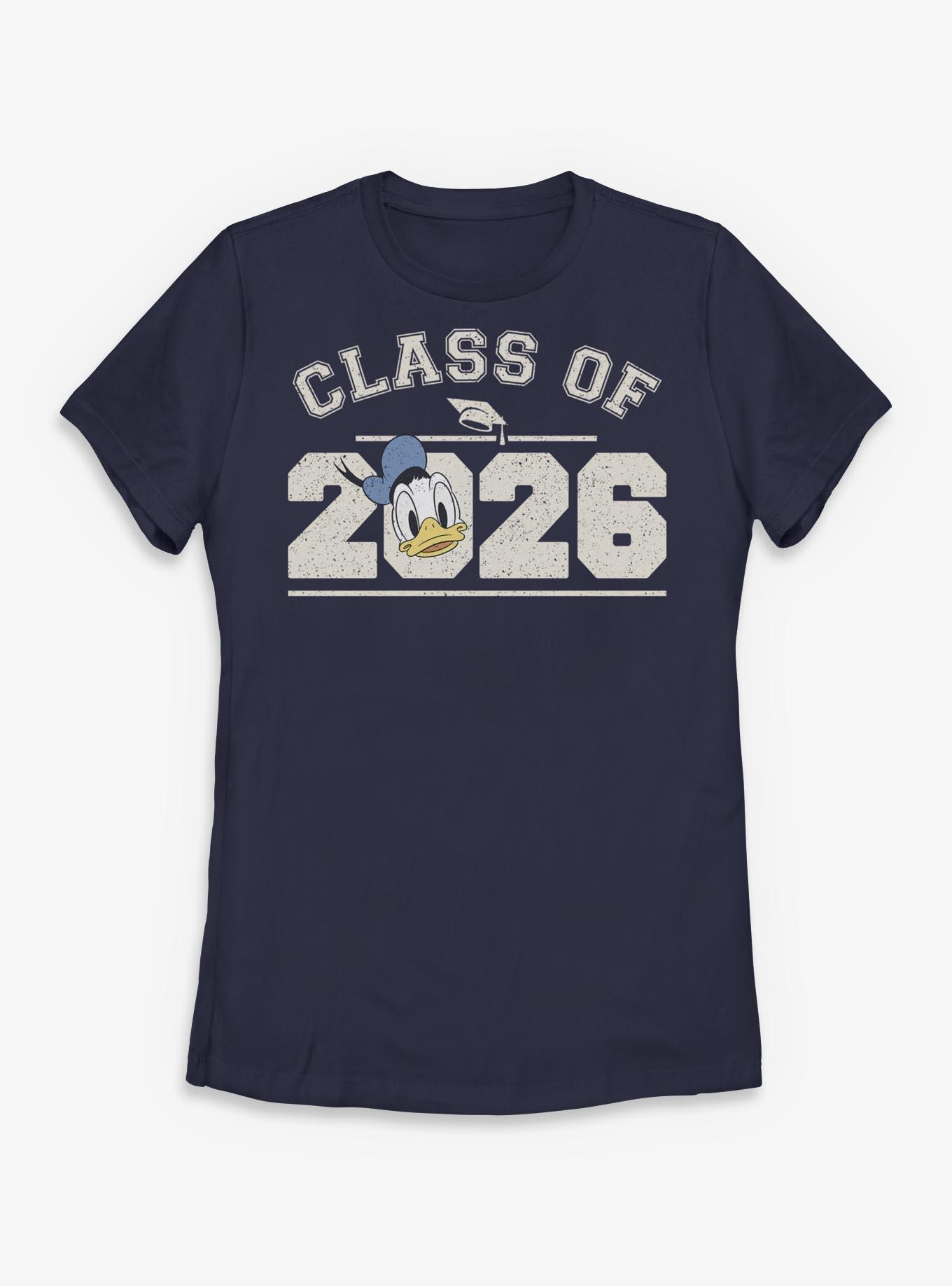 Disney Donald Duck Class Of 2026 Collegiate Womens T-Shirt, , hi-res