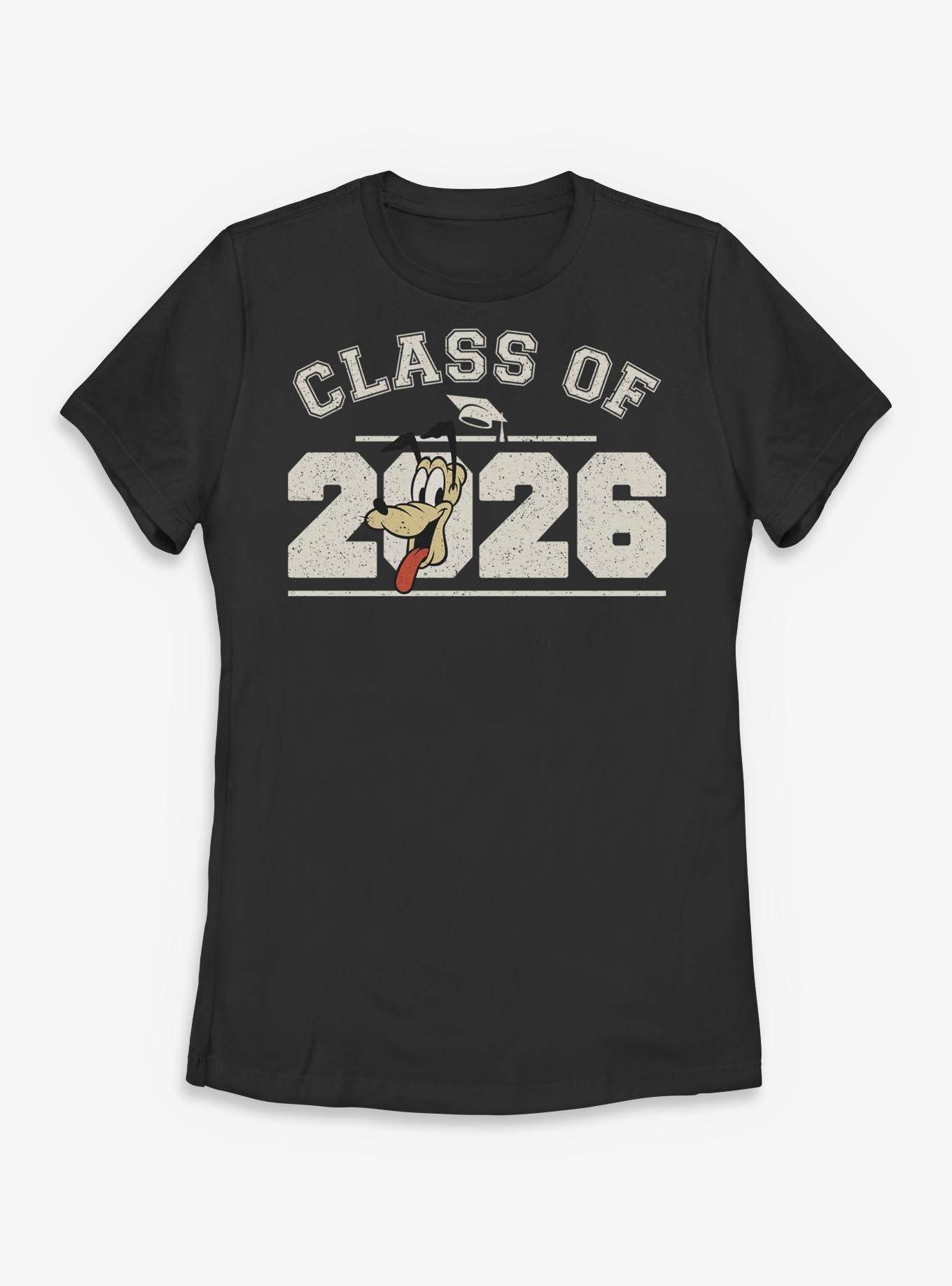 Disney Pluto Class Of 2026 Collegiate Womens T-Shirt, , hi-res