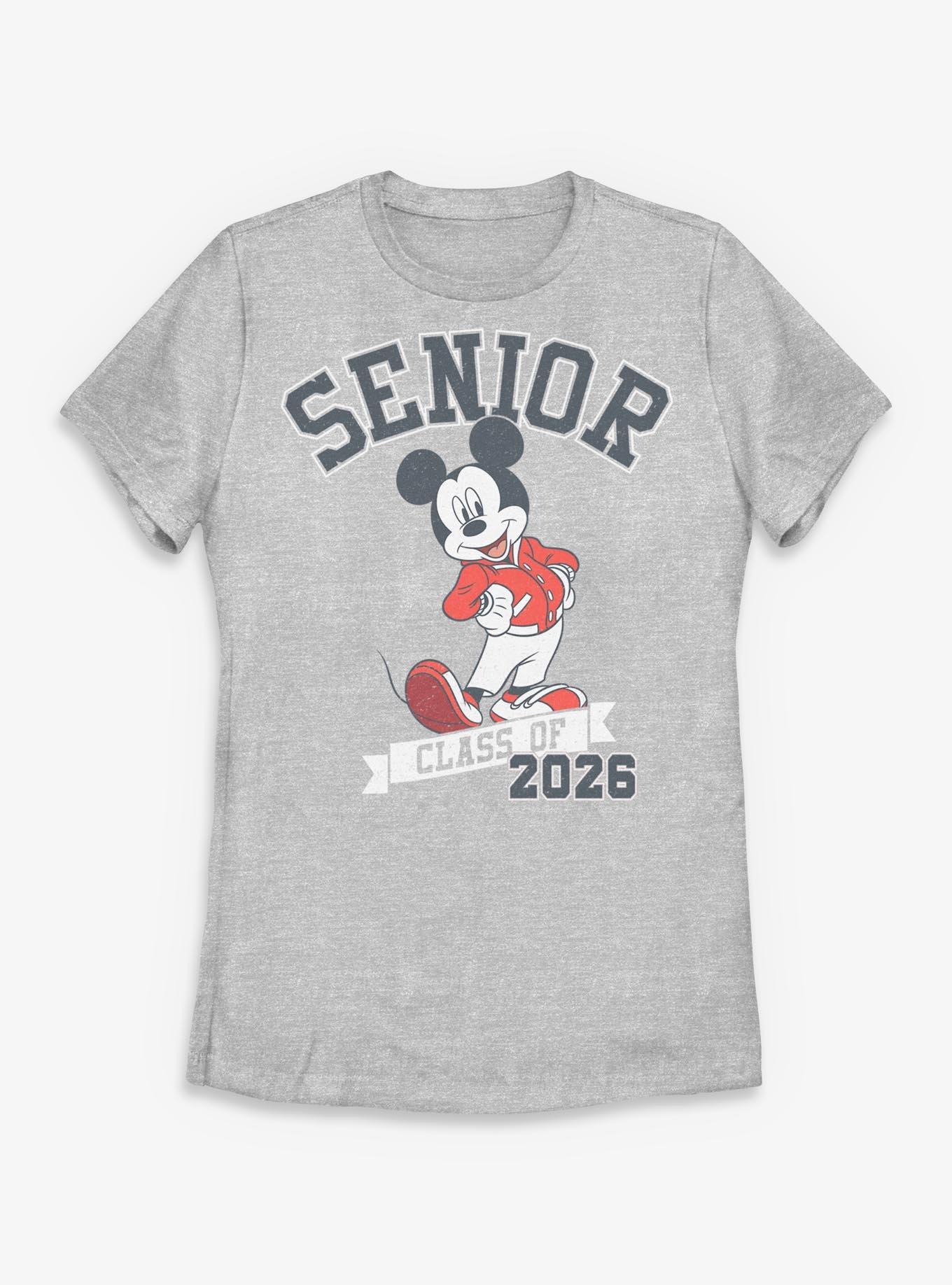 Disney Mickey Mouse Senior Class Of 2026 Womens T-Shirt, , hi-res