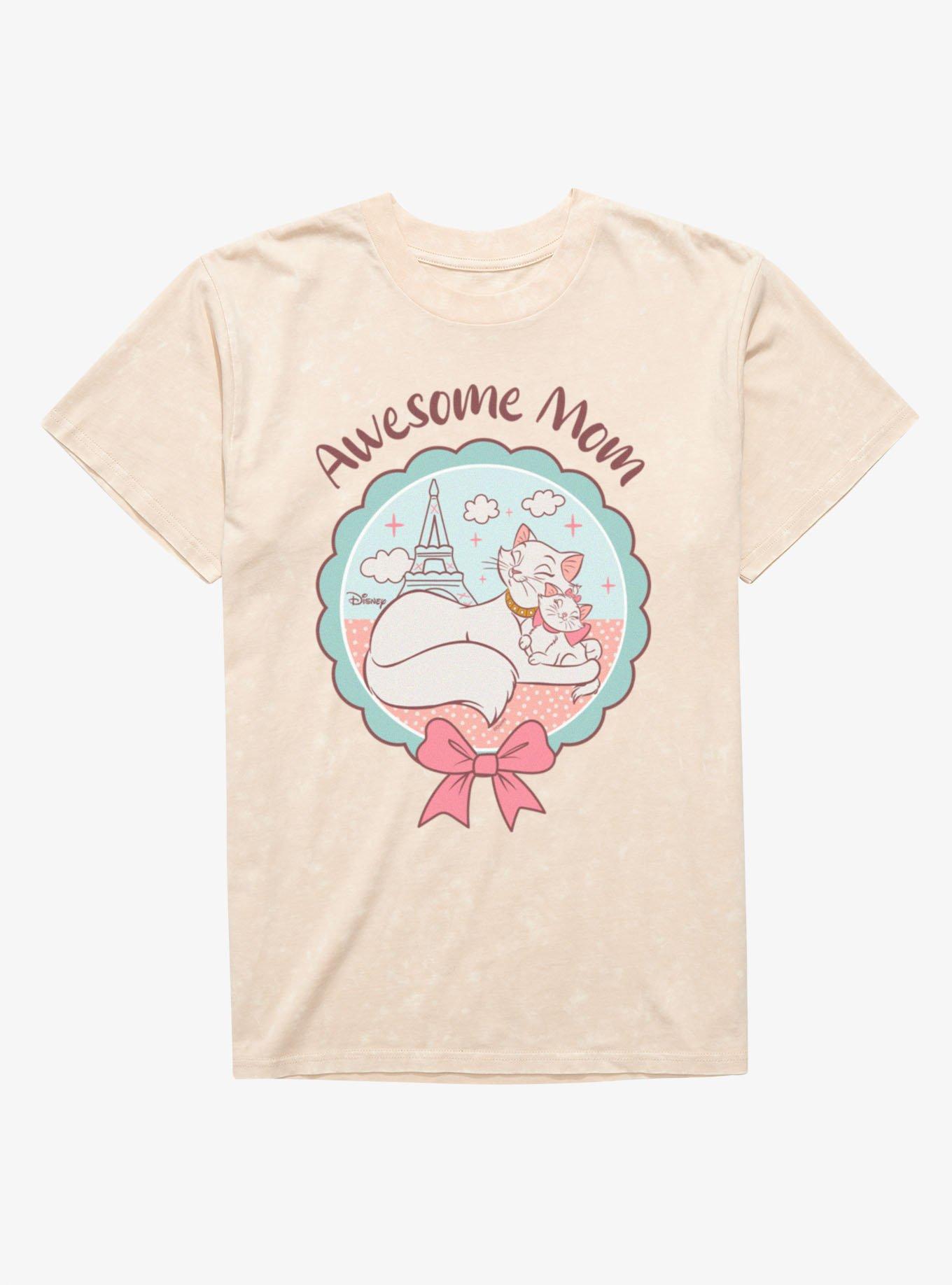 Disney Aristocats Awesome Mom Cat Mineral Wash T-Shirt, , hi-res