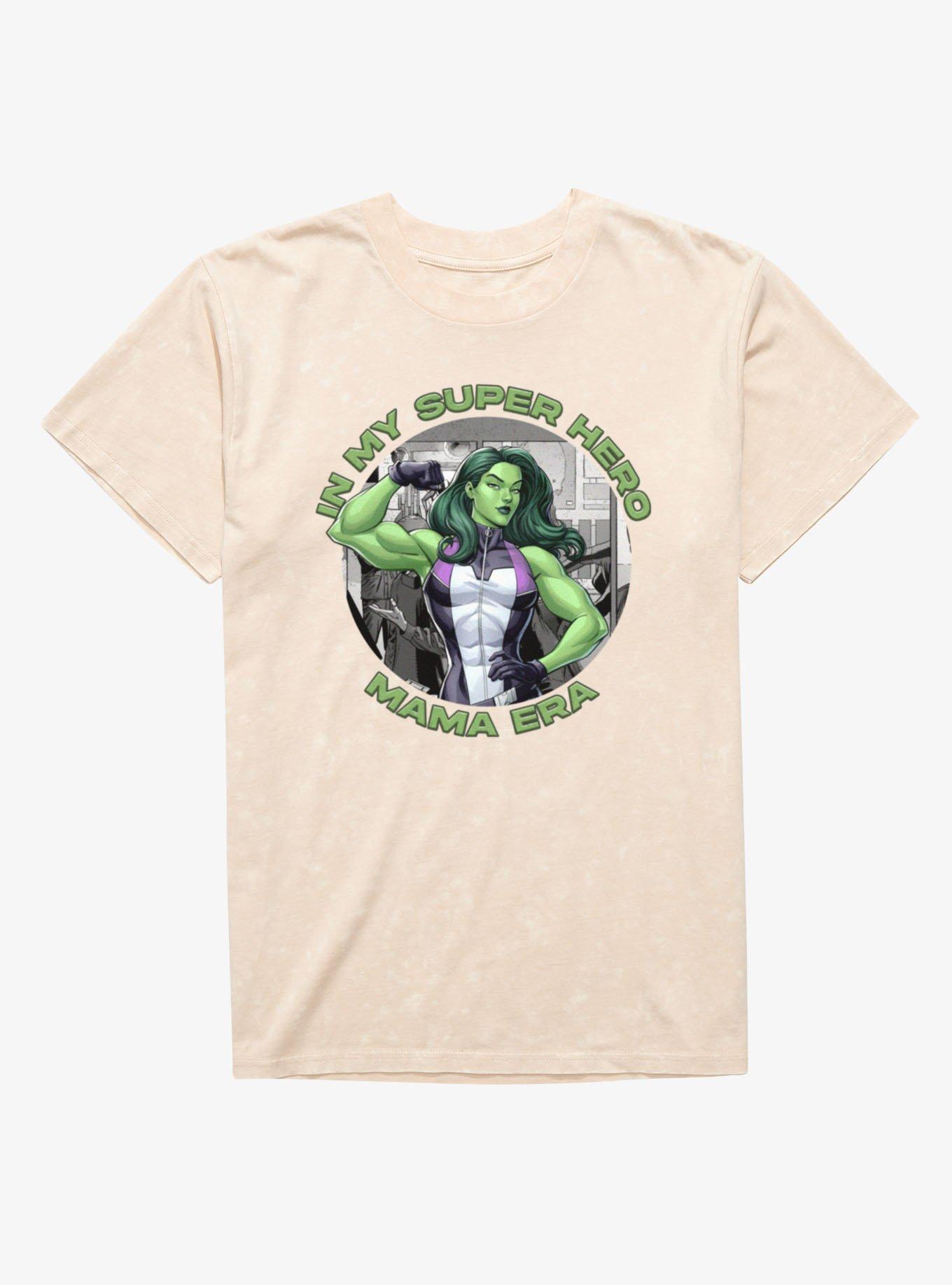 Marvel Super Mom Era She-Hulk Mineral Wash T-Shirt, , hi-res