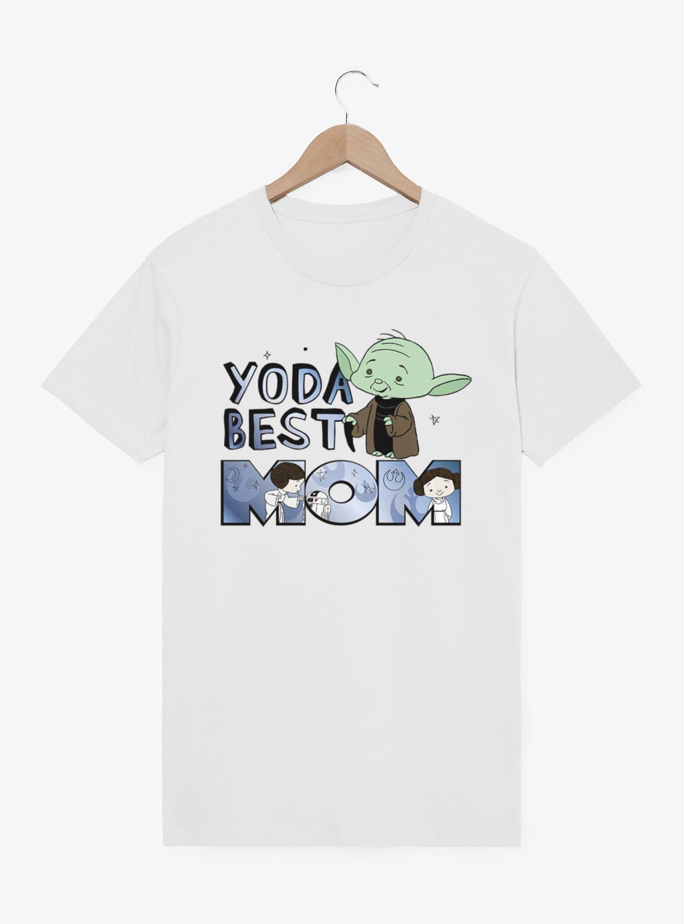 Star Wars Yoda Best Mom Cartoon T-Shirt, , hi-res