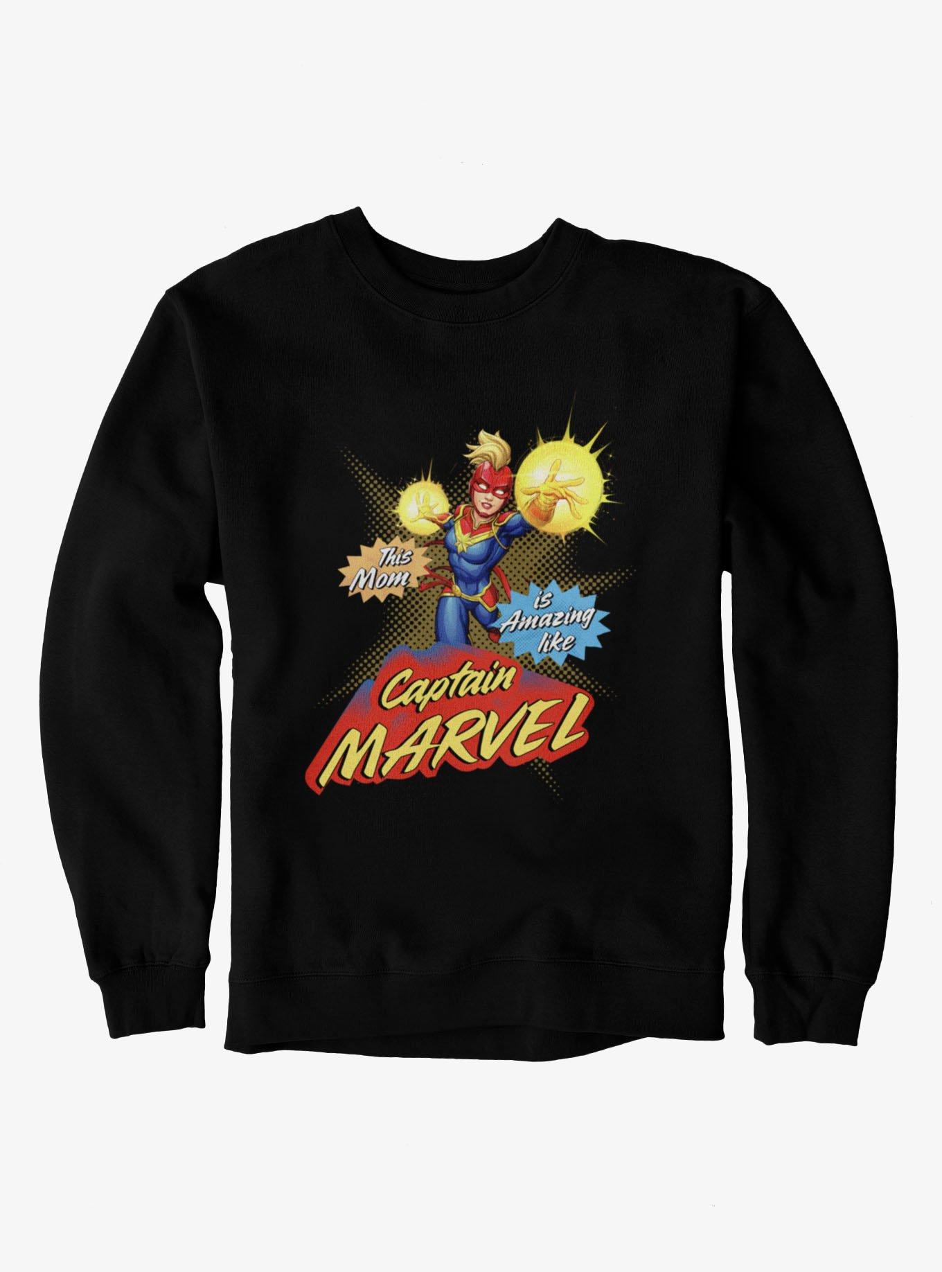 Marvel Mom Is Amazing Captain Marvel Sweatshirt, , hi-res