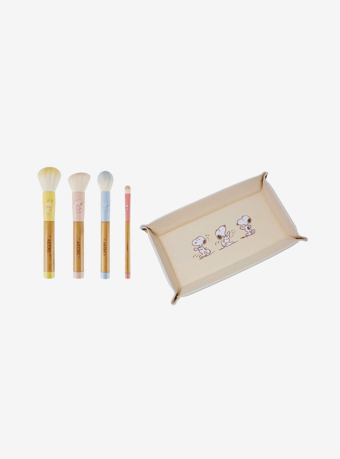 Peanuts Snoopy 4-PC Makeup Brush Set with Tray, , hi-res