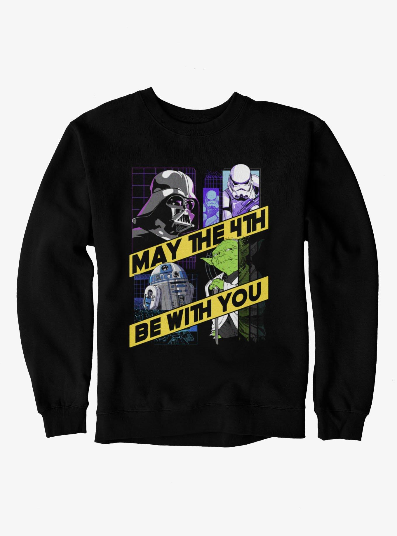 Star Wars May The 4th Be With You Diagonal Banner Sweatshirt, , hi-res