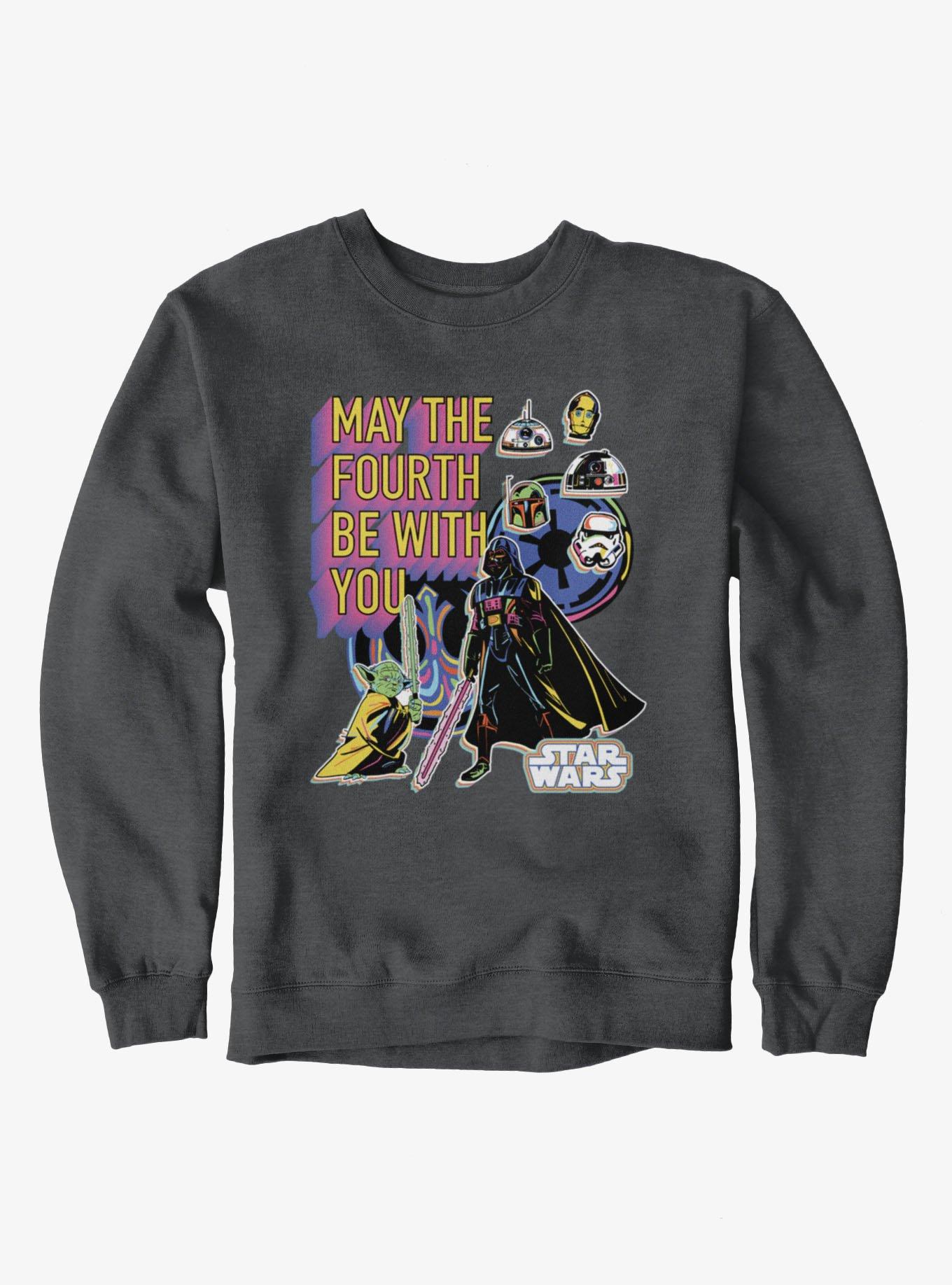 Star Wars May The 4th Be With You Character Highlights Sweatshirt
