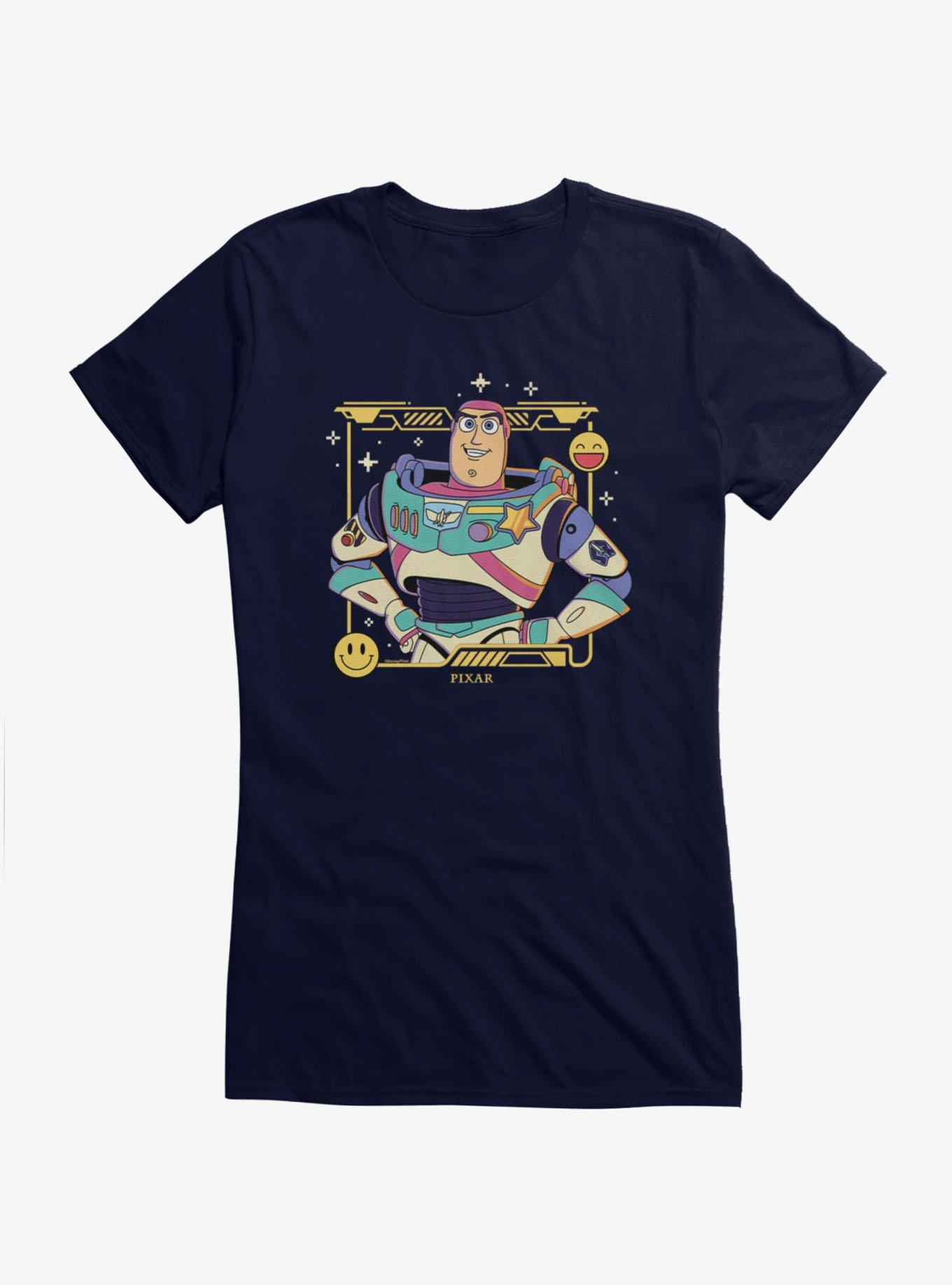 Disney Pixar Toy Story 5 Buzz Lightyear Emoji Ranger Girls T-Shirt