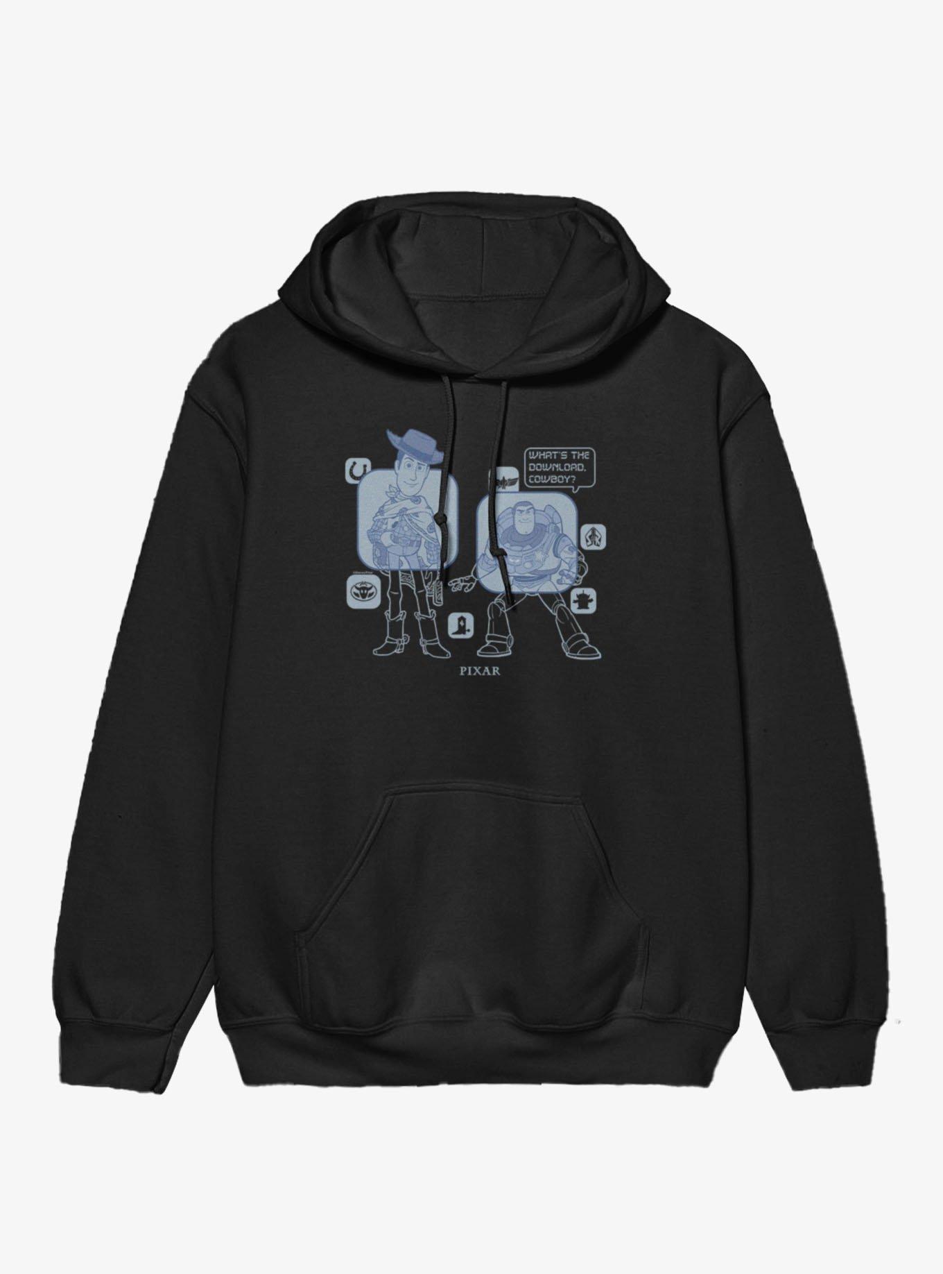 Disney Pixar Toy Story 5 What's The Download Woody And Buzz Hoodie, , hi-res