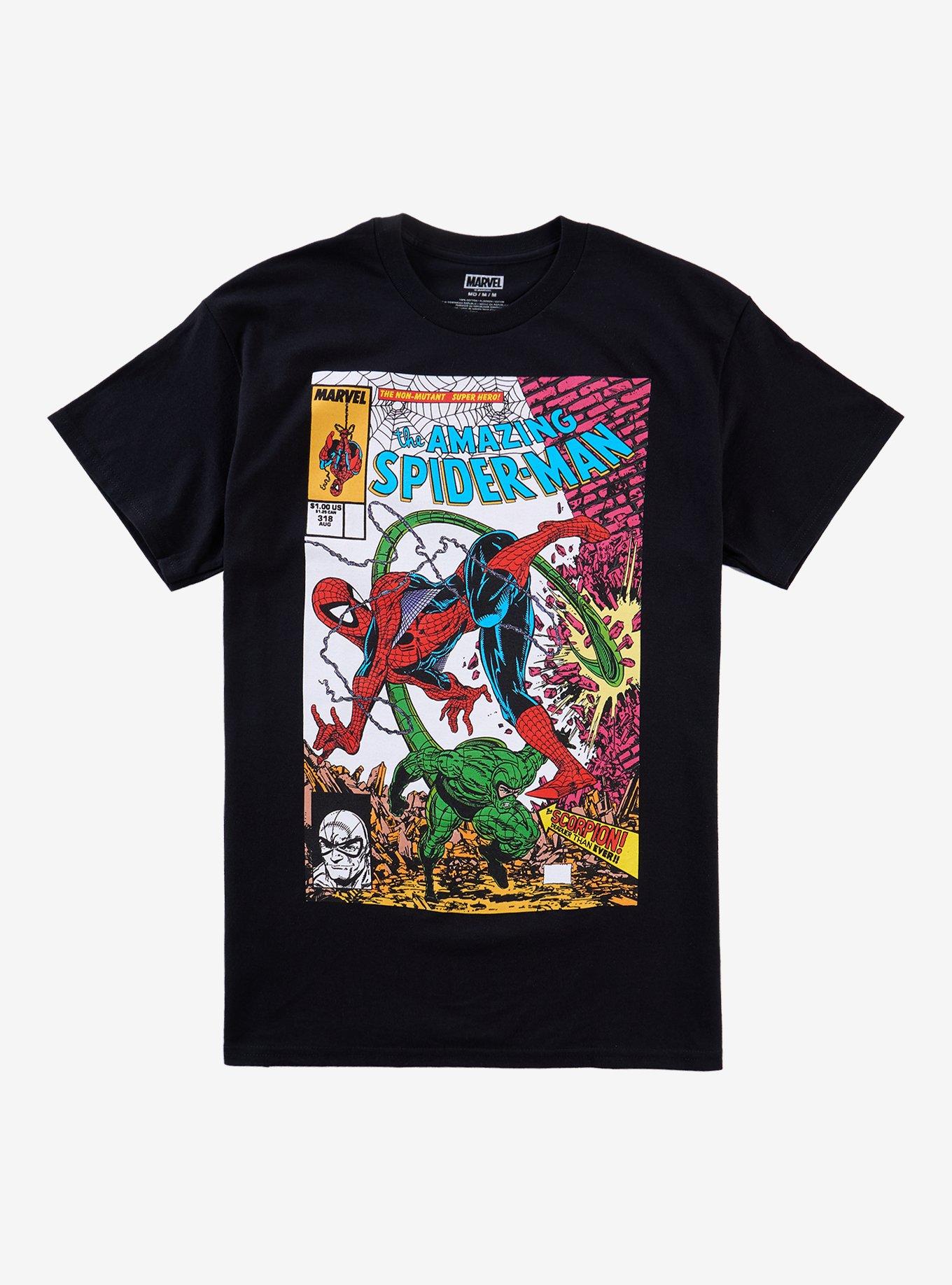 Marvel The Amazing Spider-Man Scorpion Vs. Spider-Man Comic T-Shirt, , hi-res