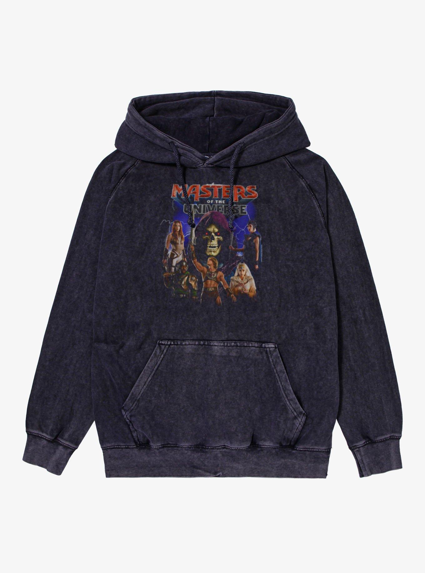 Masters Of The Universe Vintage Movie Groupshot Poster Mineral Wash Hoodie, , hi-res