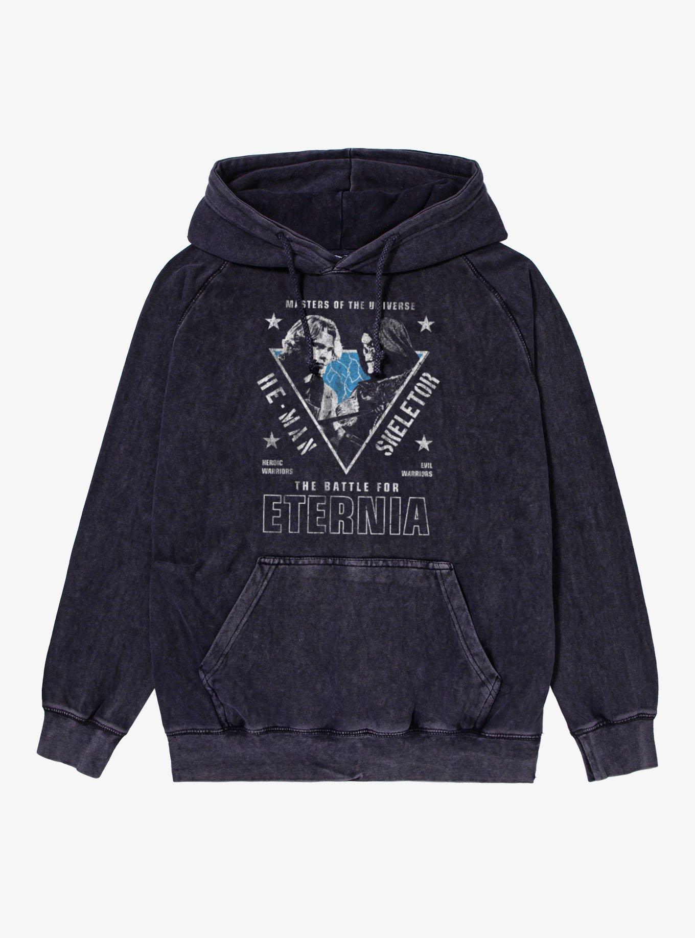 Masters Of The Universe He-Man Vs Skeletor Faceoff Mineral Wash Hoodie, , hi-res