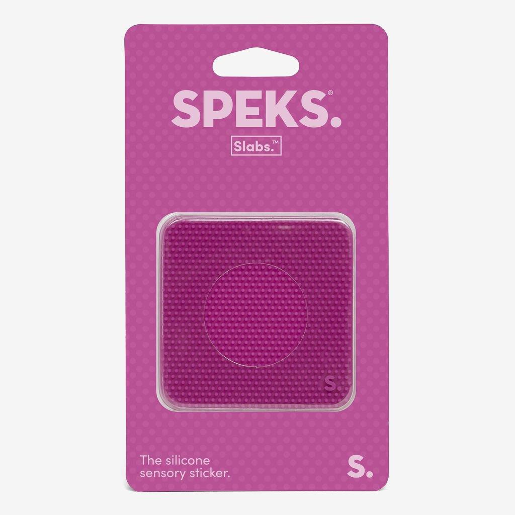 Speks Slabs Purple Square Sensory Sticker, , hi-res