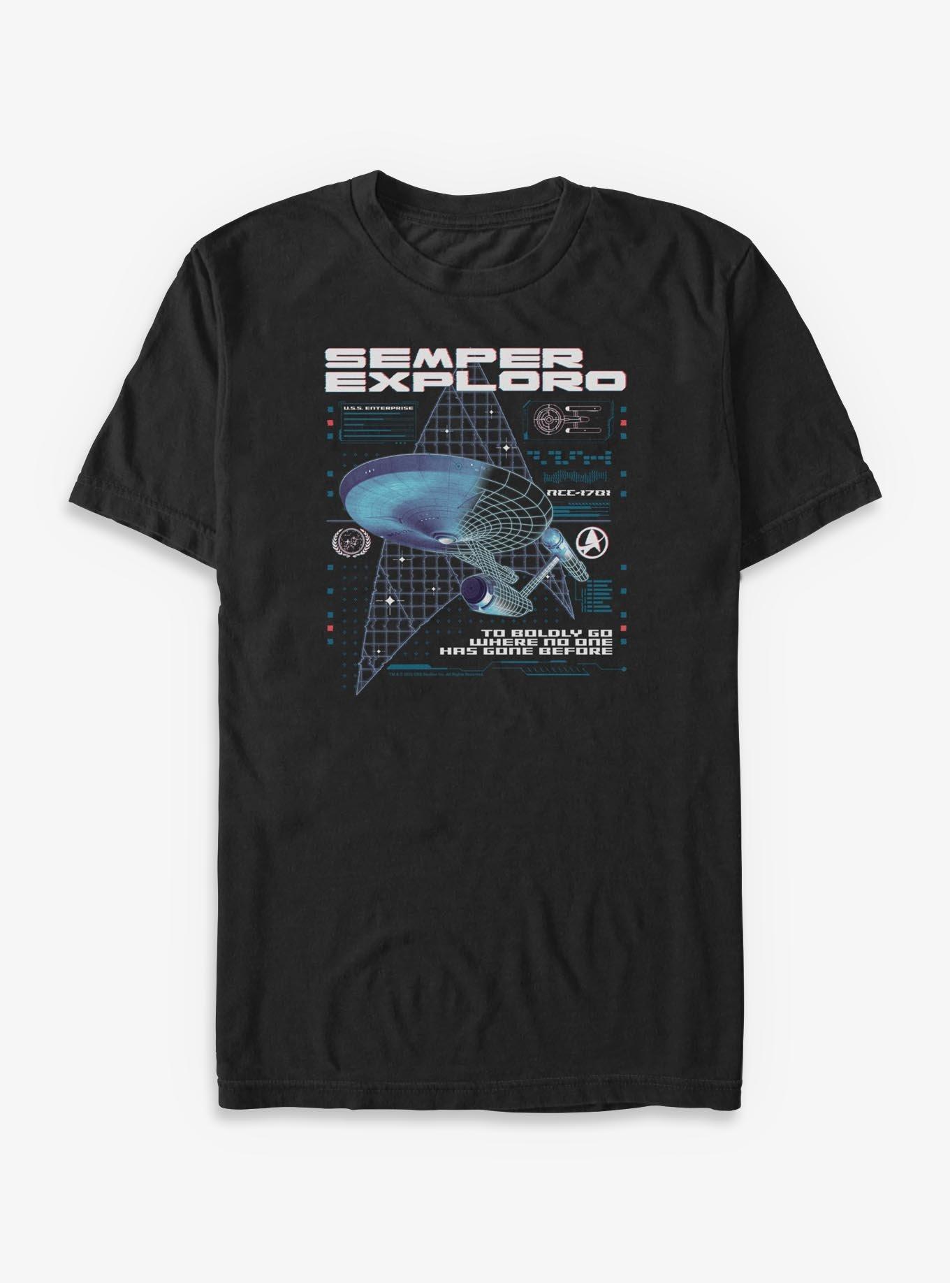 Star Trek Semper Exploro Big & Tall T-Shirt, , hi-res