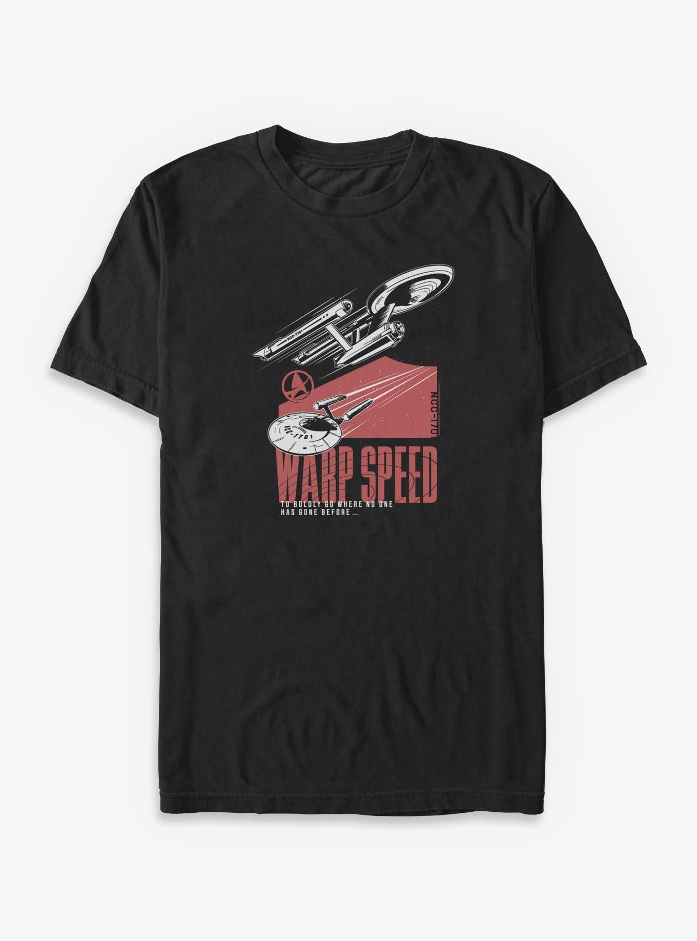 Star Trek Warp Speed Big & Tall T-Shirt, , hi-res