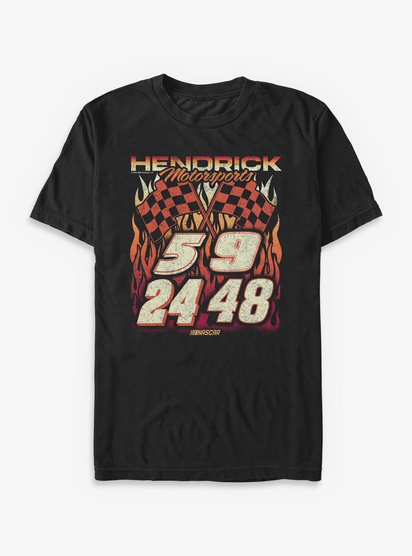 NASCAR Hendrick Burning Flames Big & Tall T-Shirt, , hi-res