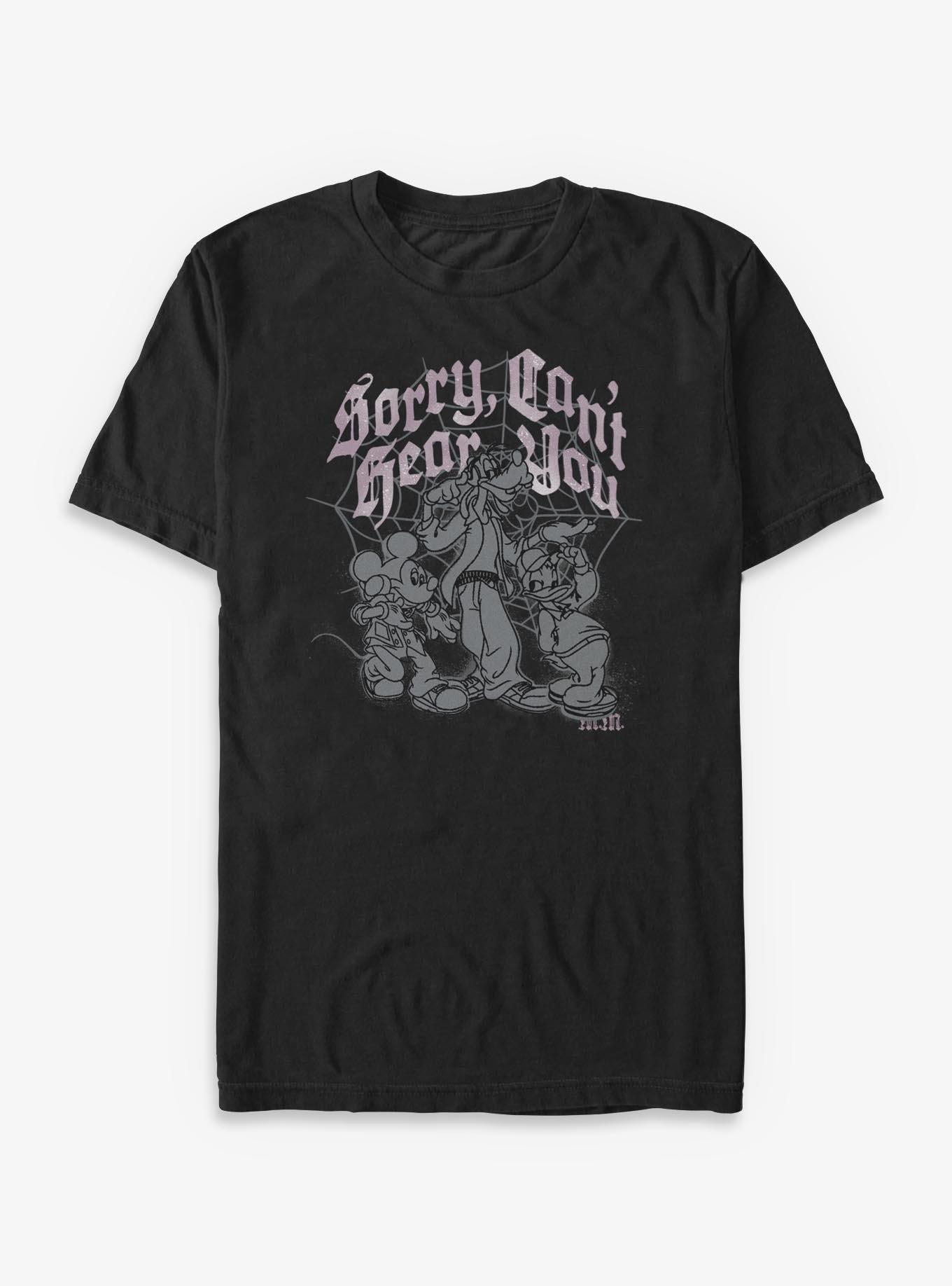 Disney Mickey Mouse Sorry Can't Hear You Big & Tall T-Shirt, , hi-res
