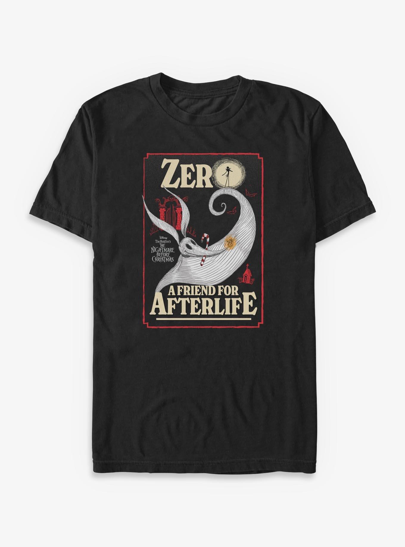 Disney The Nightmare Before Christmas Zero A Friend For Afterlife Big & Tall T-Shirt