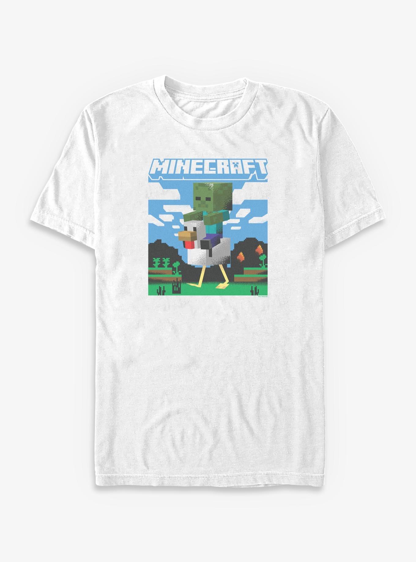 Minecraft Chicken Jockey Big & Tall T-Shirt, , hi-res