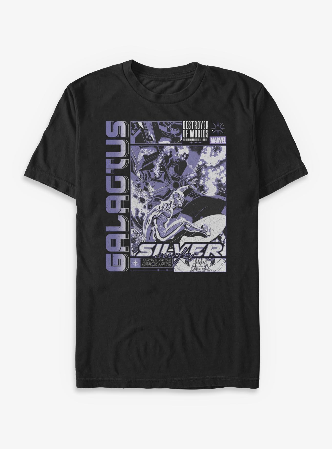 Marvel Fantastic Four Galactus And Silver Surfer Big & Tall T-Shirt