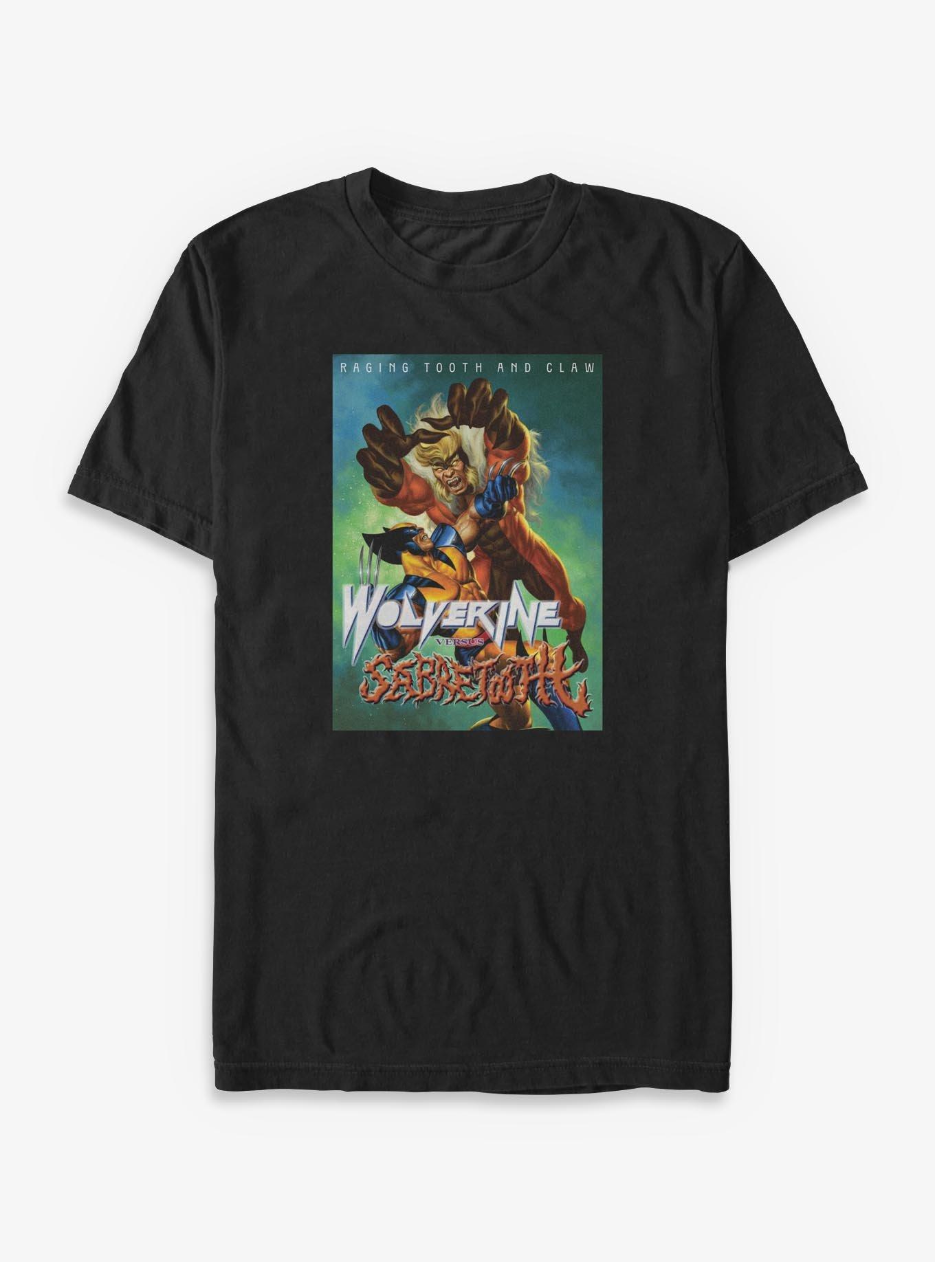 Marvel X-Men Wolverine Vs. Sabertooth Big & Tall T-Shirt, , hi-res