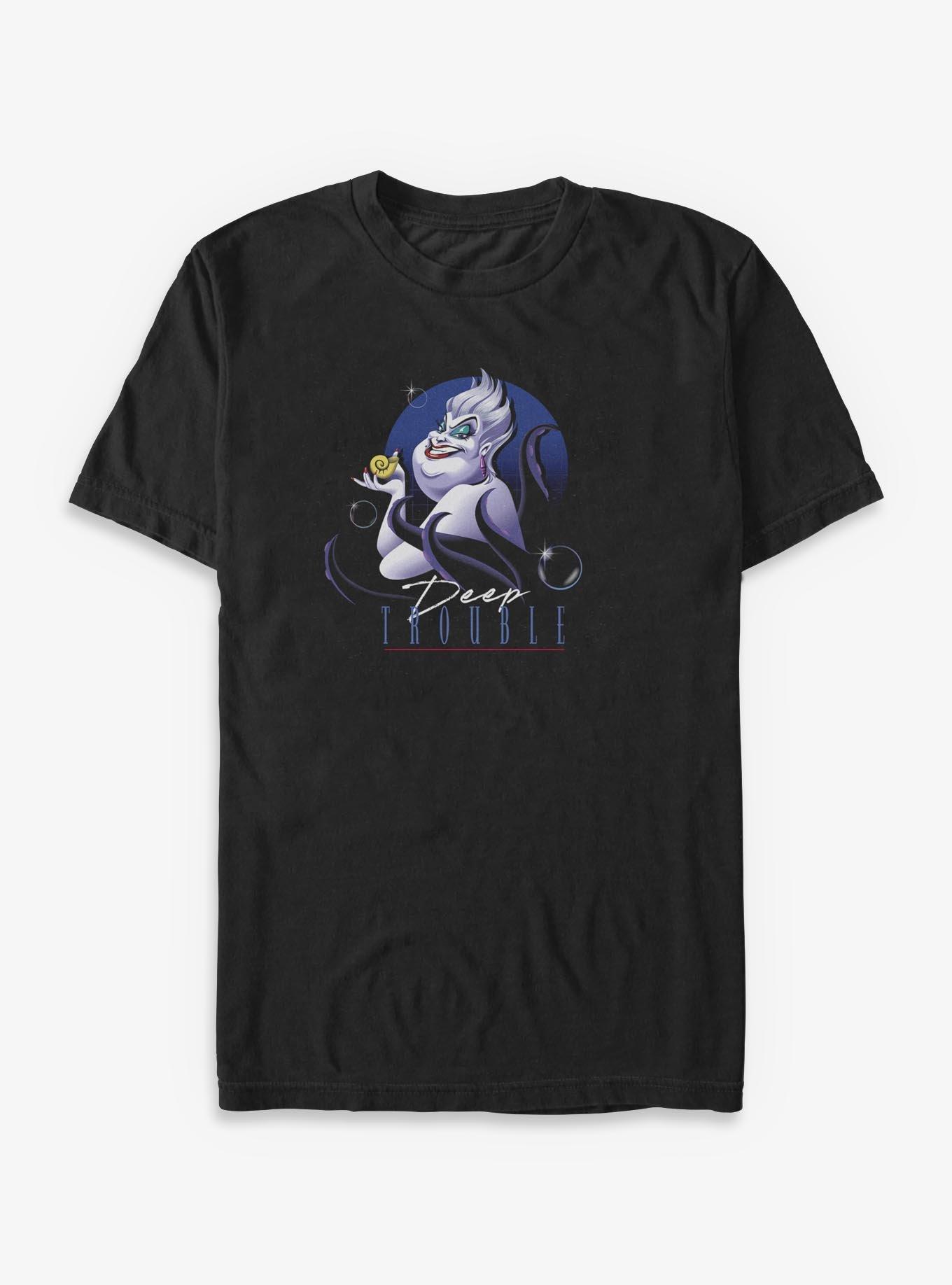Disney Villains Deep Trouble Retro Big & Tall T-Shirt, , hi-res