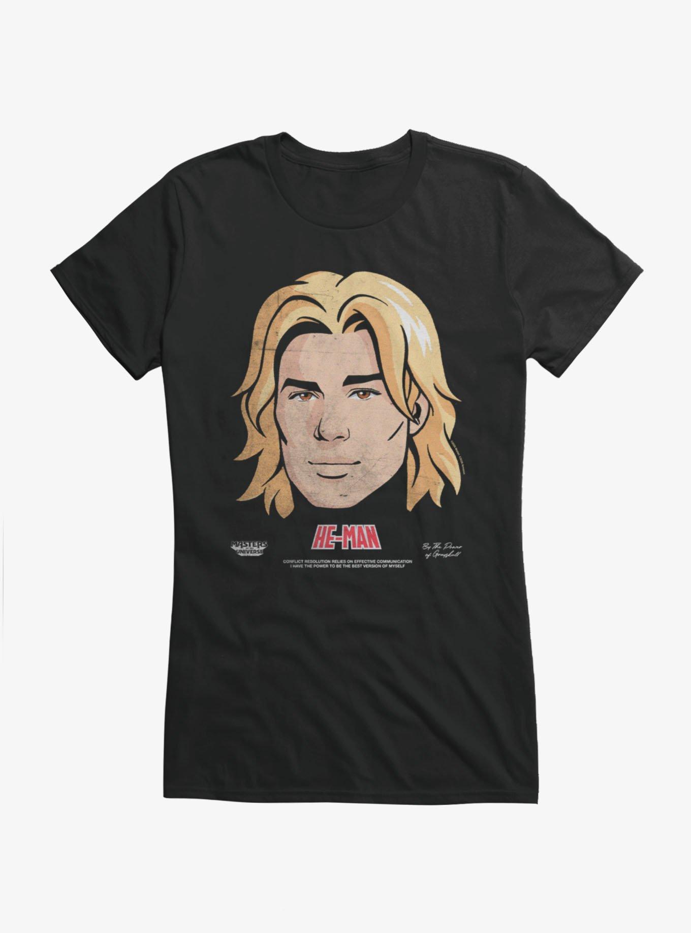 Masters Of The Universe He-Man Big Face Girls T-Shirt, , hi-res
