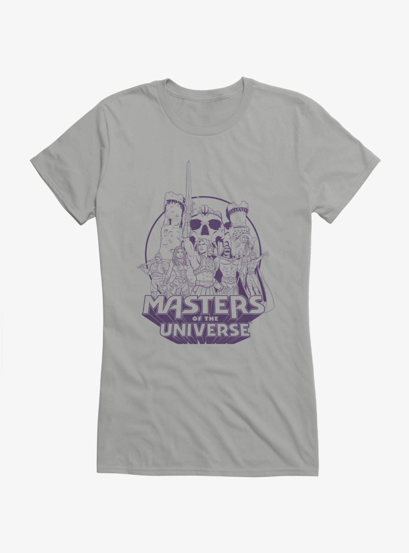 Masters Of The Universe Animated Purple Groupshot Girls T-Shirt, , hi-res