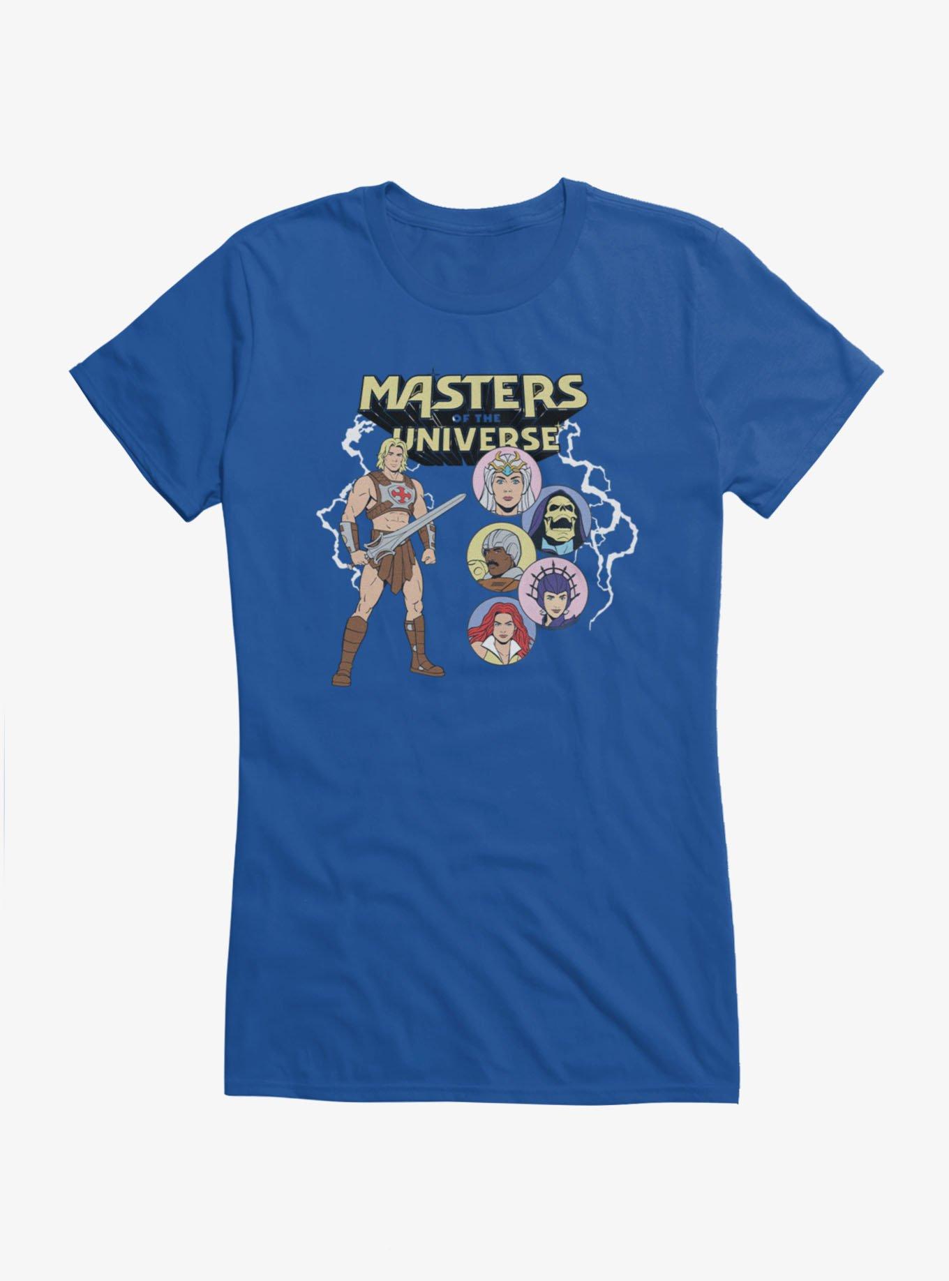 Masters Of The Universe He-Man With Character Bubbles Girls T-Shirt, , hi-res