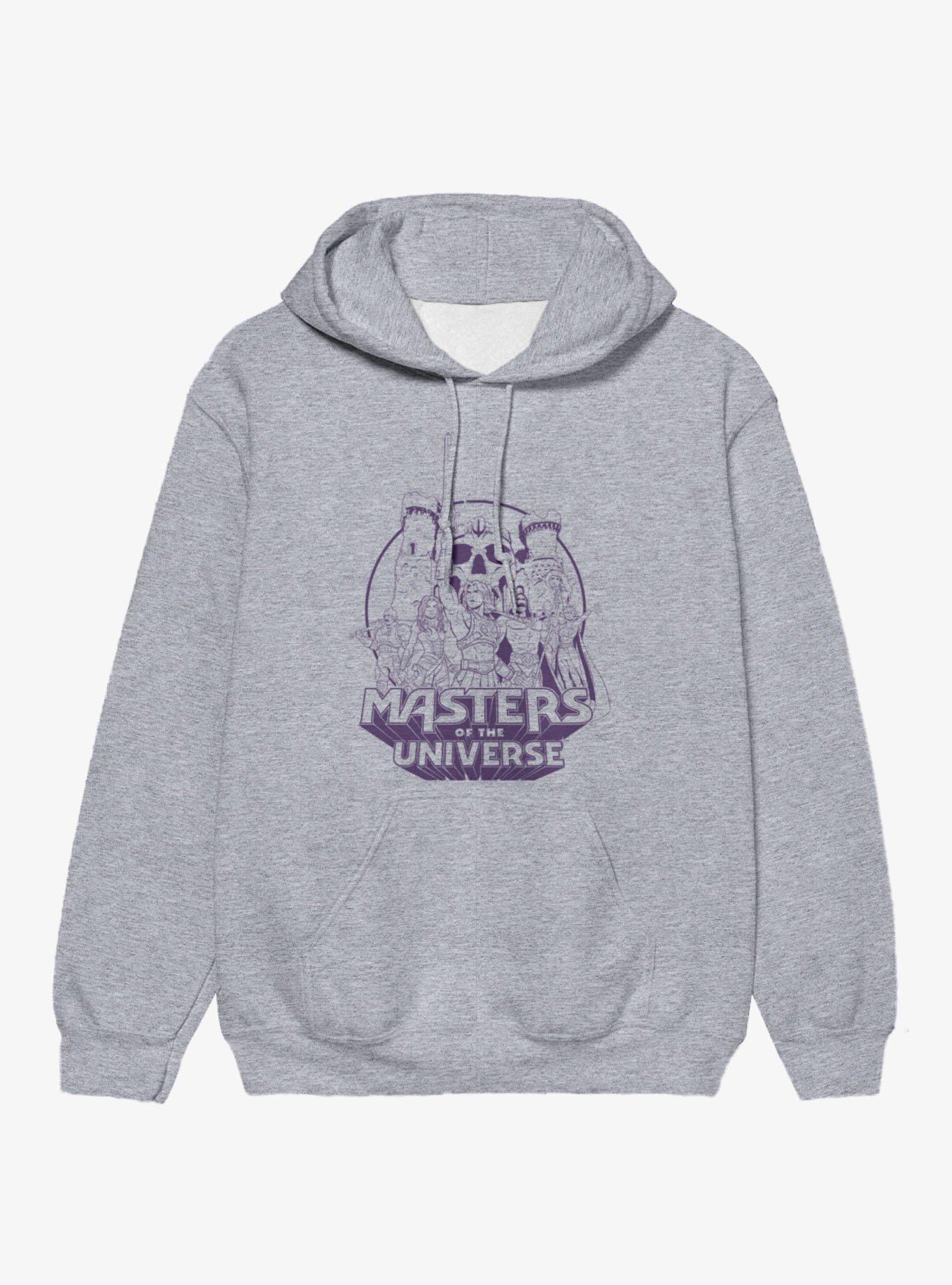 Masters Of The Universe Animated Purple Groupshot Hoodie, , hi-res