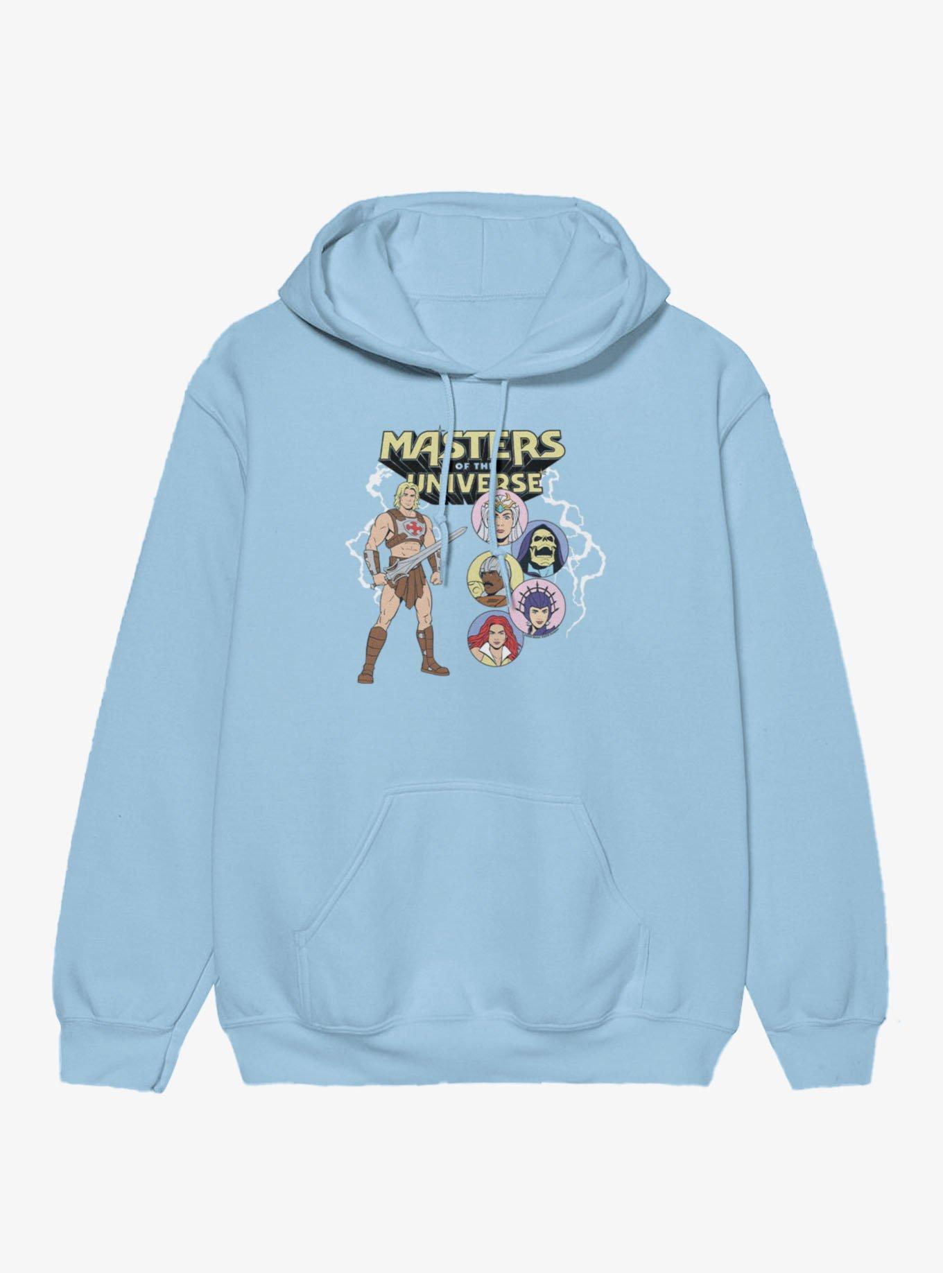 Masters Of The Universe He-Man With Character Bubbles Hoodie, , hi-res