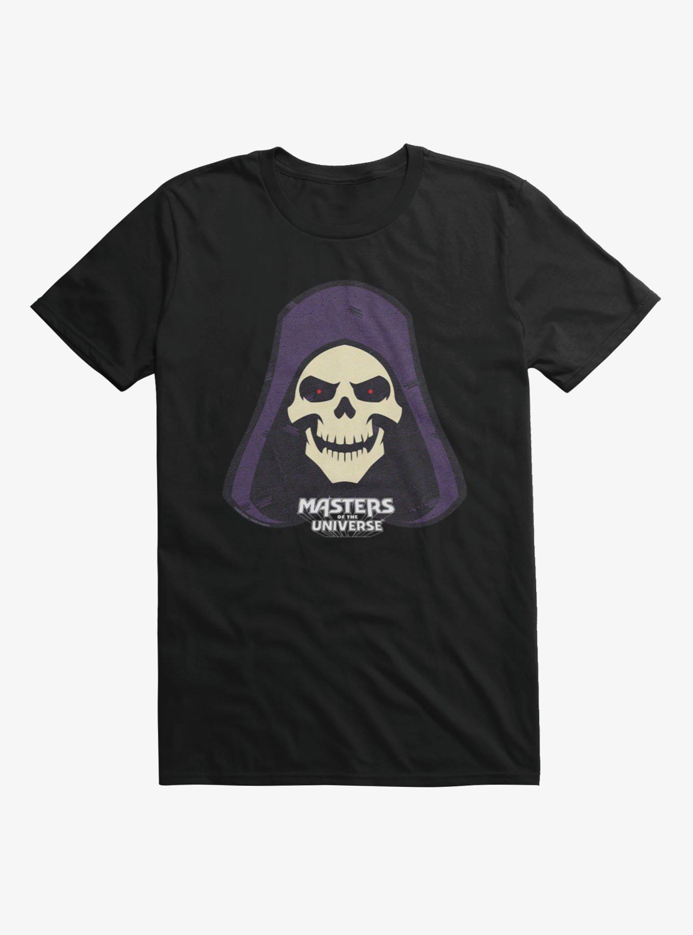 Masters Of The Universe Skeletor Hood Logo Pattern T-Shirt, , hi-res