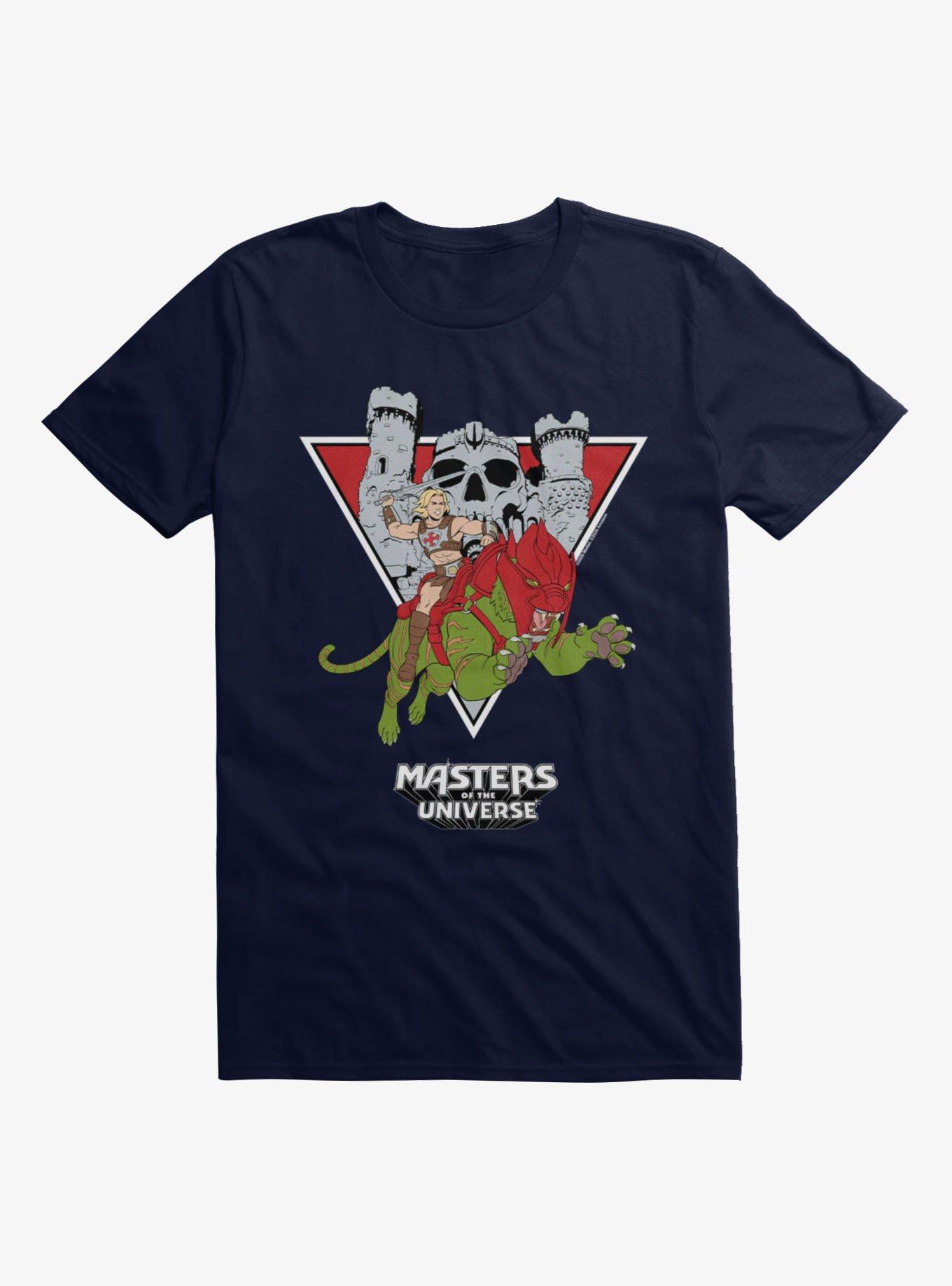 Masters Of The Universe He-Man Battle Cat Leap T-Shirt, , hi-res