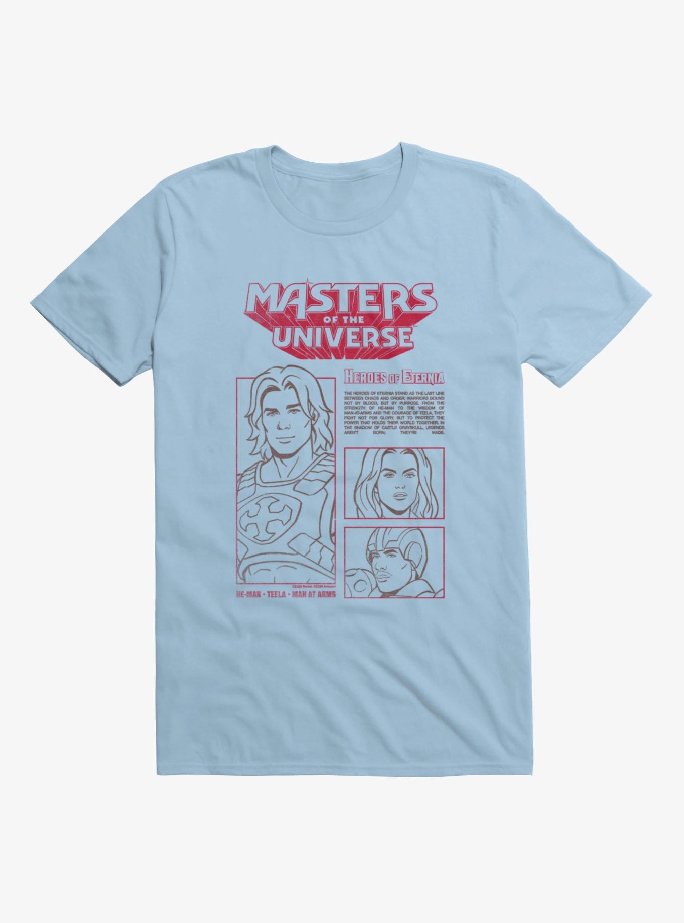 Masters Of The Universe Heroes Of Eternia Team Info T-Shirt, , hi-res