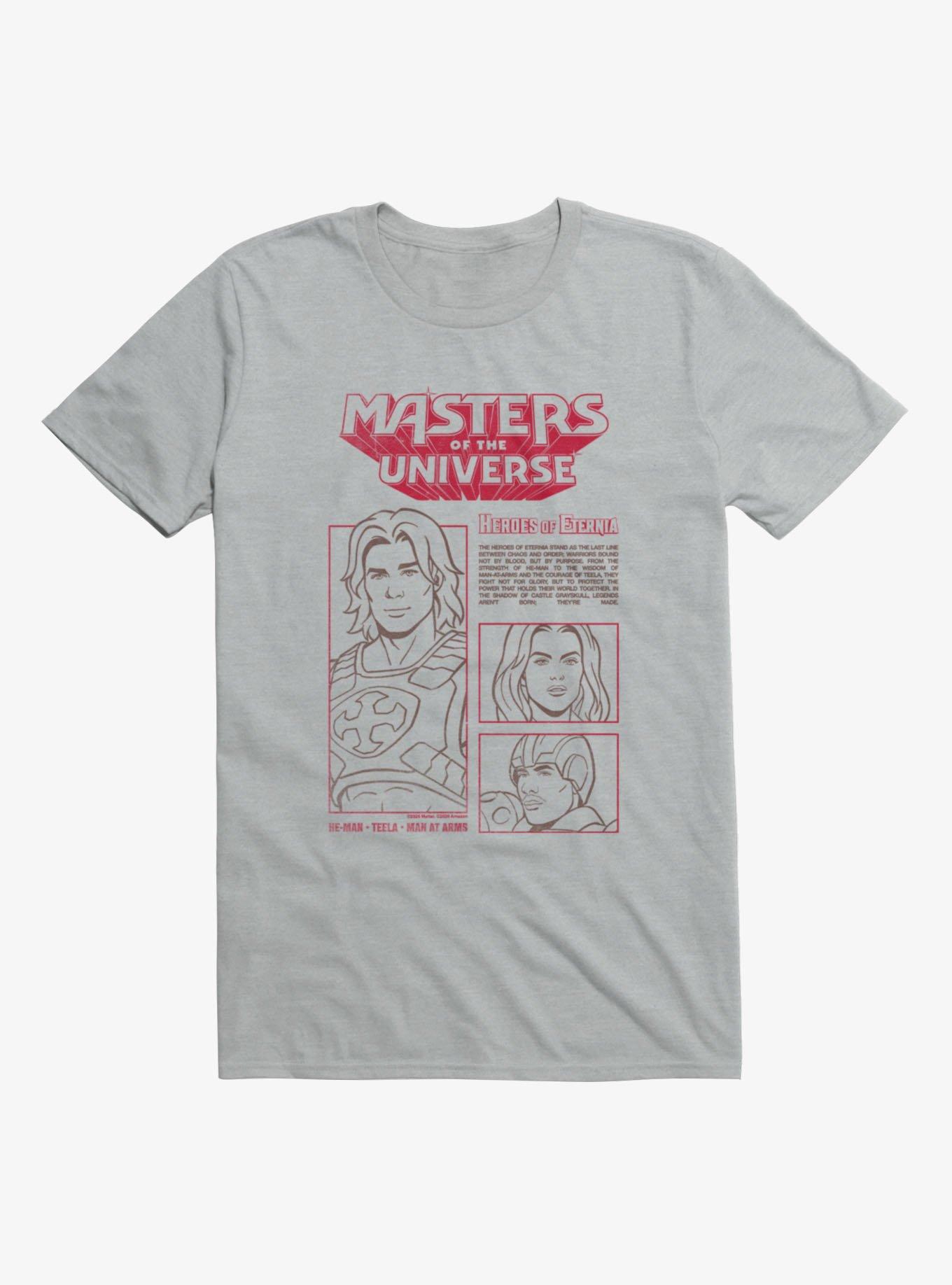 Masters Of The Universe Heroes Of Eternia Team Info T-Shirt, , hi-res