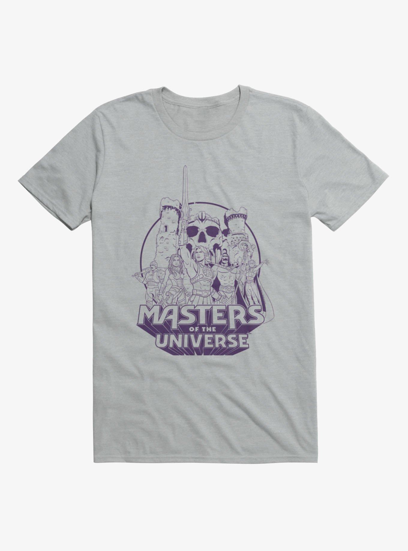 Masters Of The Universe Animated Purple Groupshot T-Shirt, , hi-res