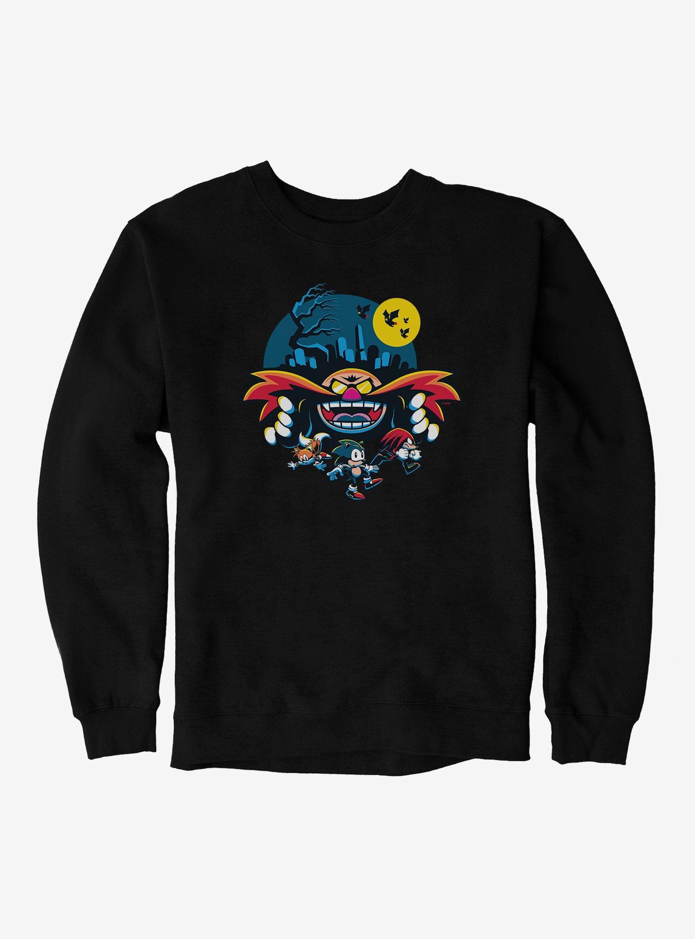 Sonic The Hedgehog Eggman Spooky Scary Halloween Sweatshirt, , hi-res