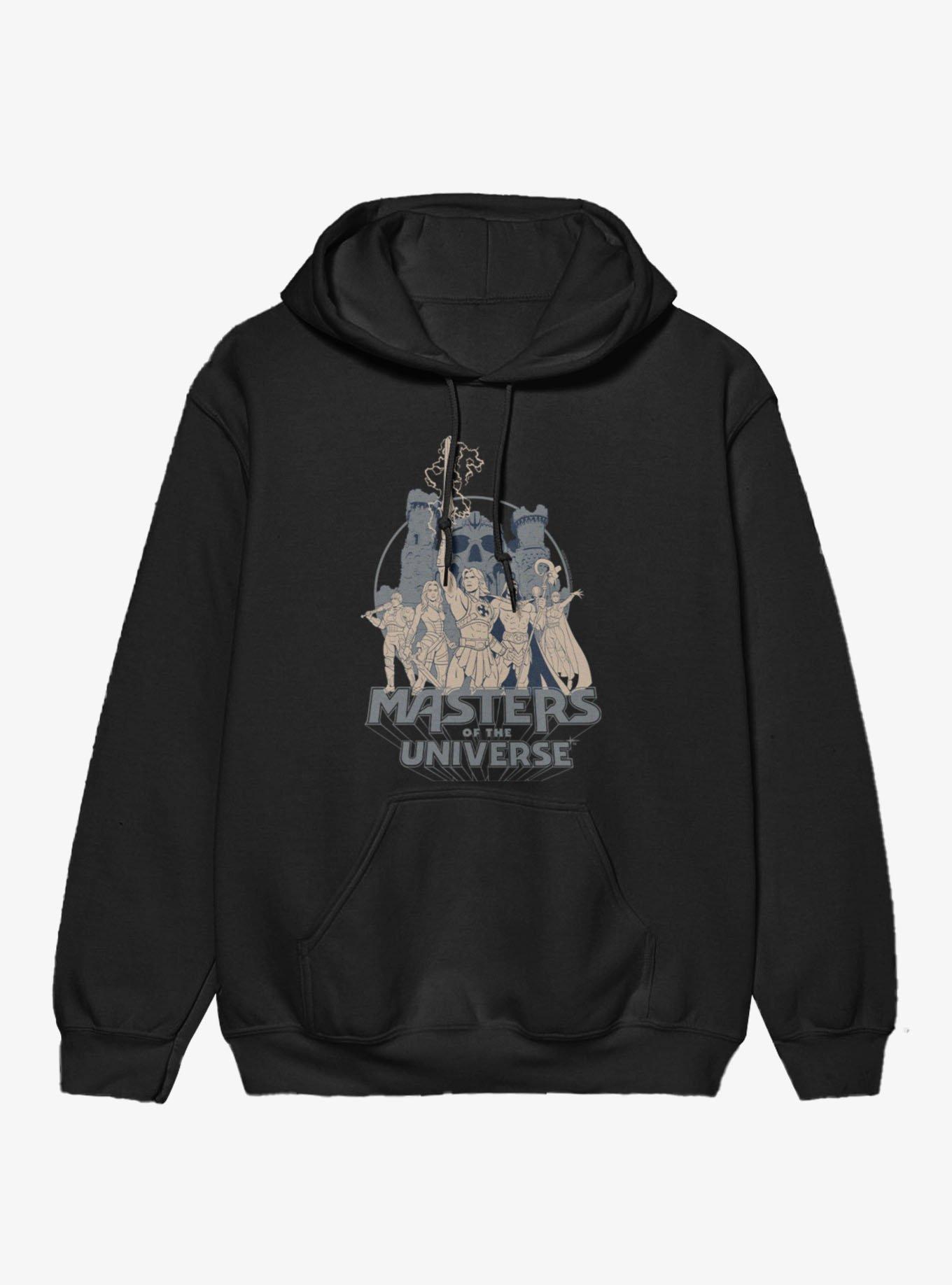 Masters Of The Universe He-Man Castle Grayskull Group Shot Hoodie, , hi-res