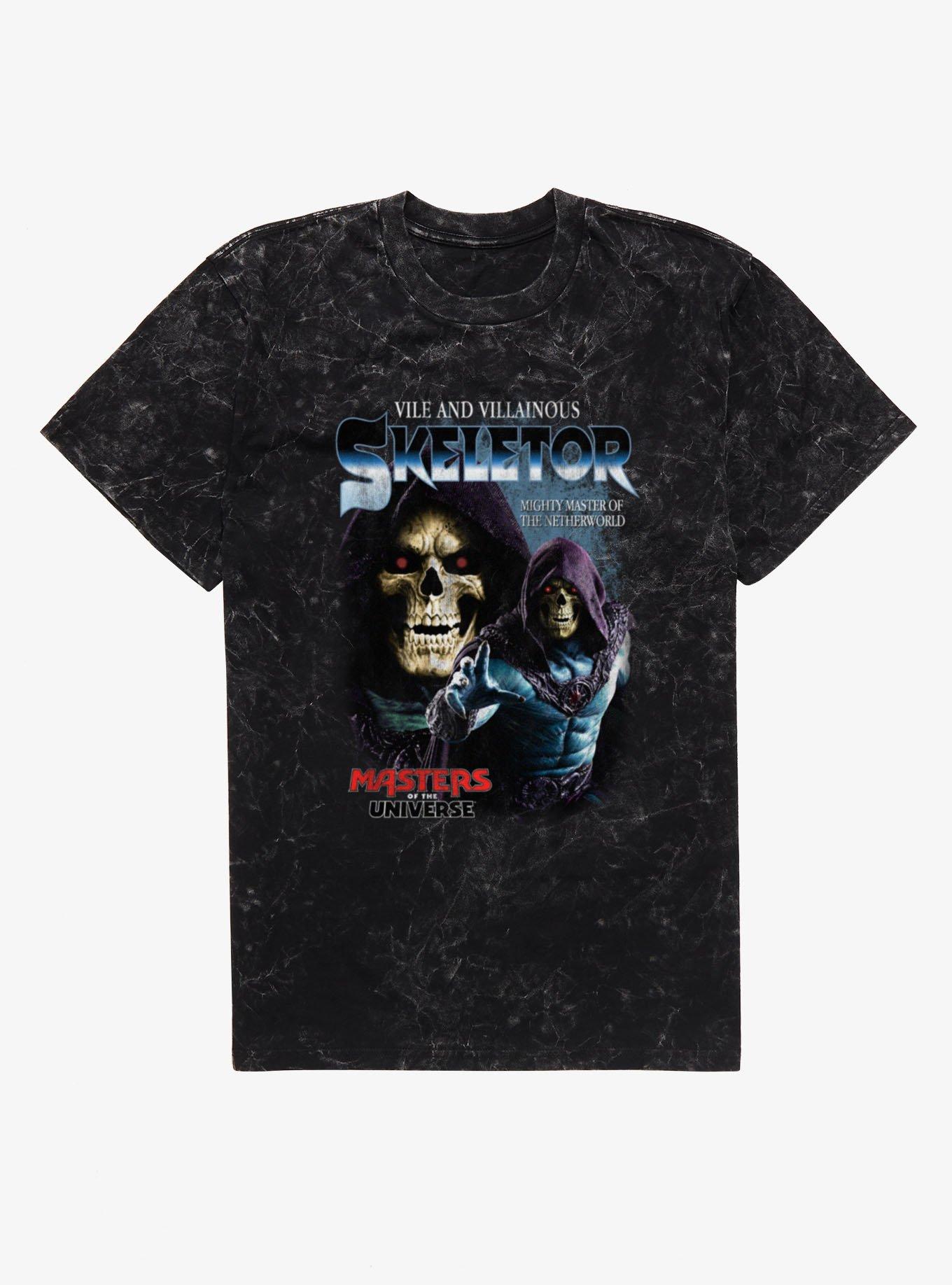 Masters Of The Universe Skeletor Mighty Master Of Netherworld Mineral Wash T-Shirt, , hi-res