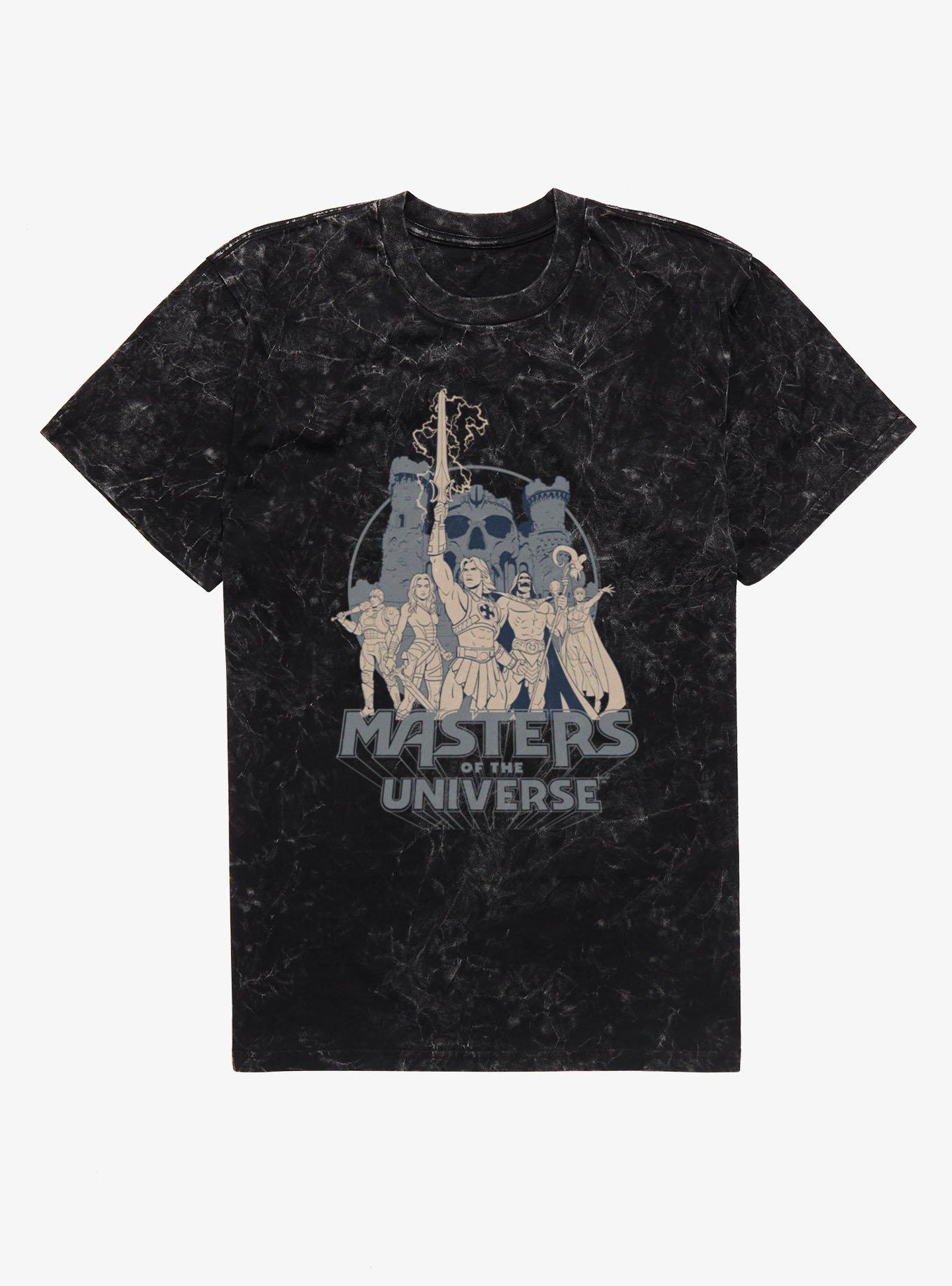 Masters Of The Universe Animated Groupshot Mineral Wash T-Shirt, , hi-res