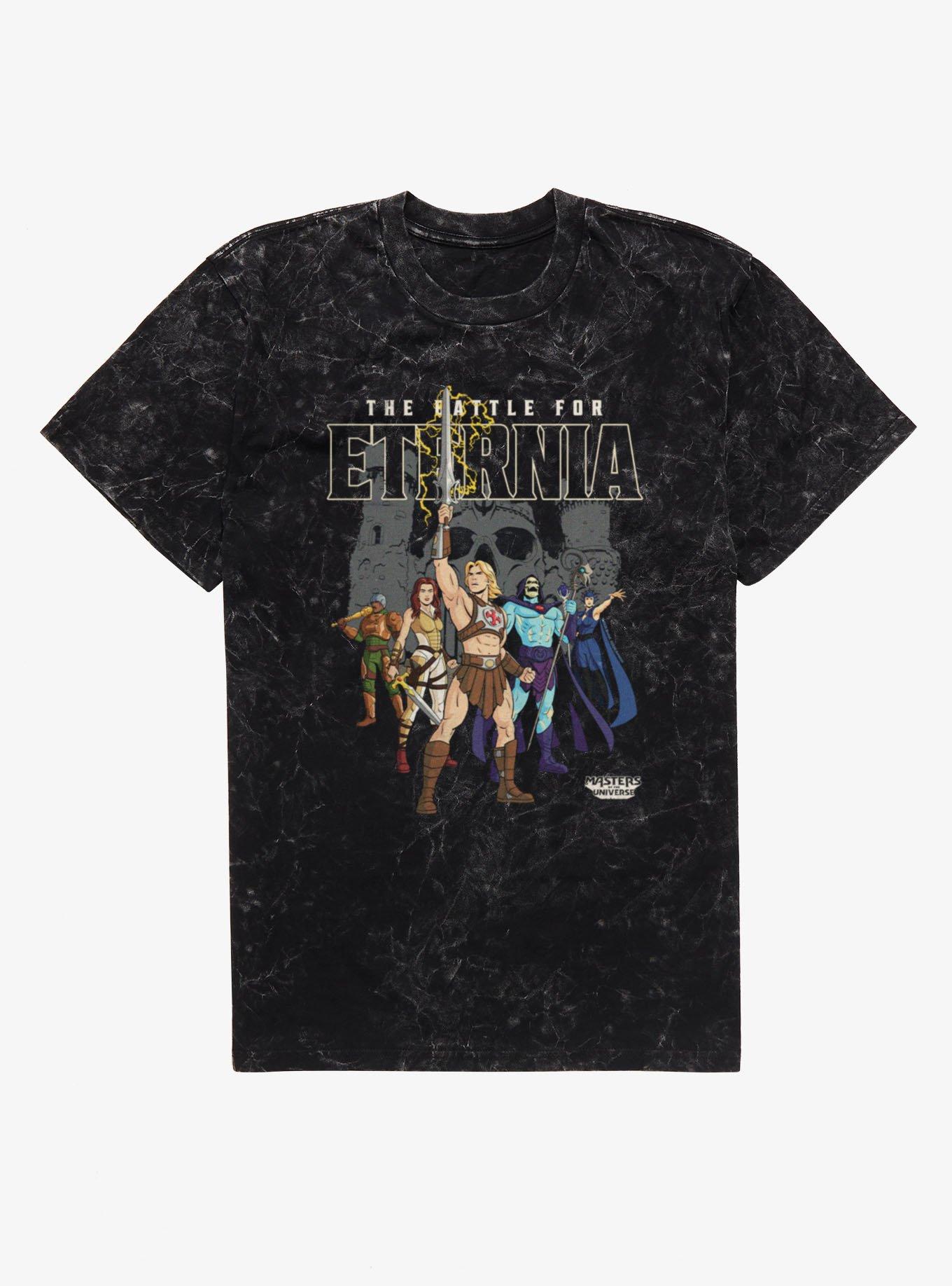 Masters Of The Universe The Battle Of Eternia Groupshot Mineral Wash T-Shirt, , hi-res