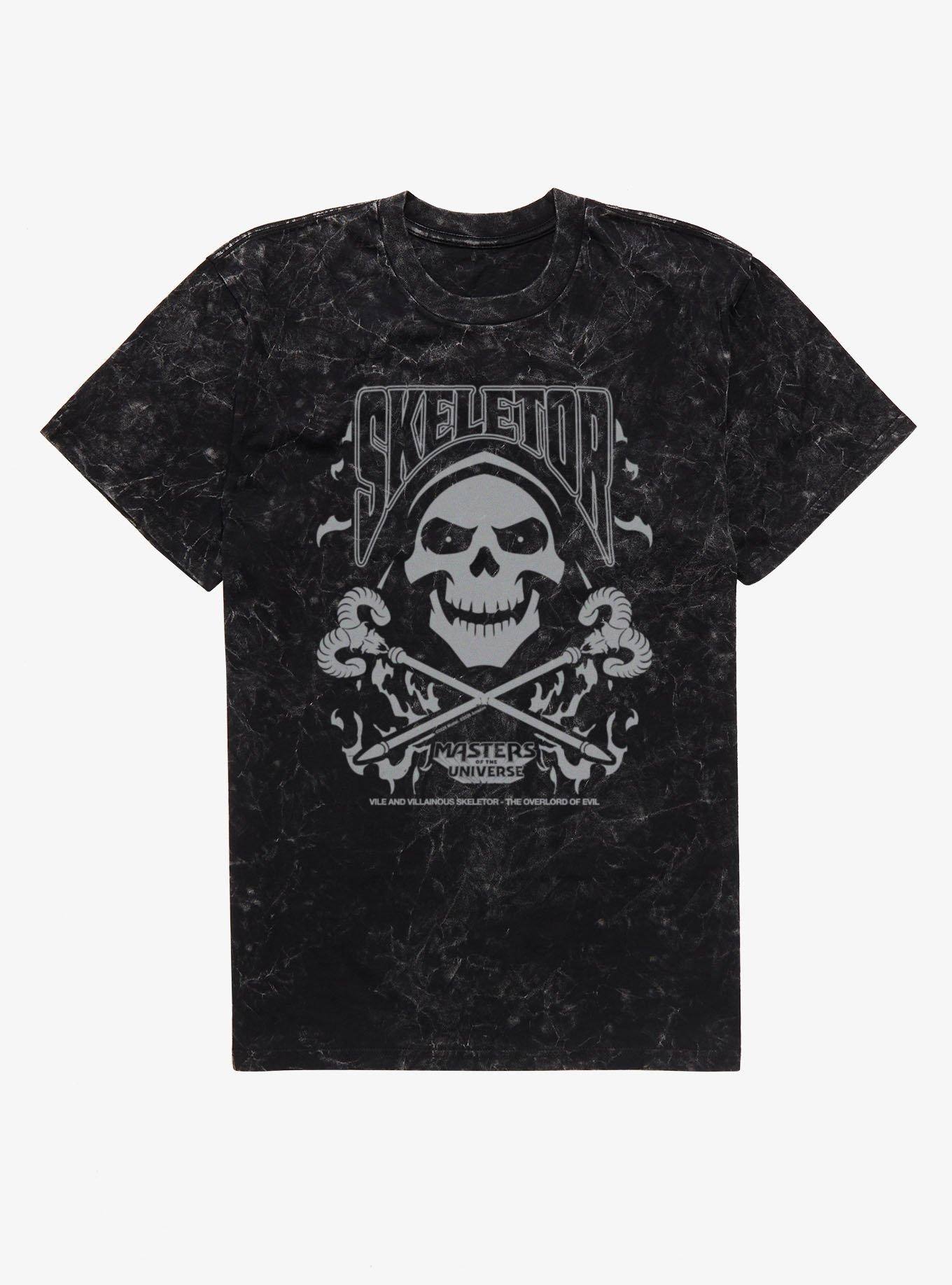 Masters Of The Universe Skeletor Insignia Mineral Wash T-Shirt, , hi-res