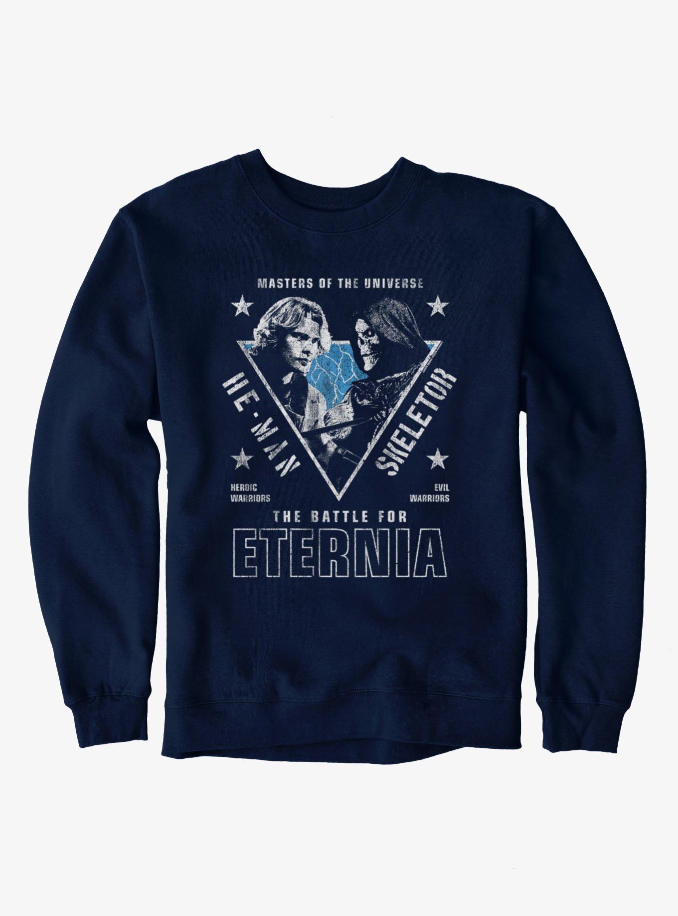 Masters Of The Universe He-Man Vs Skeletor Faceoff Crew Sweatshirt, , hi-res