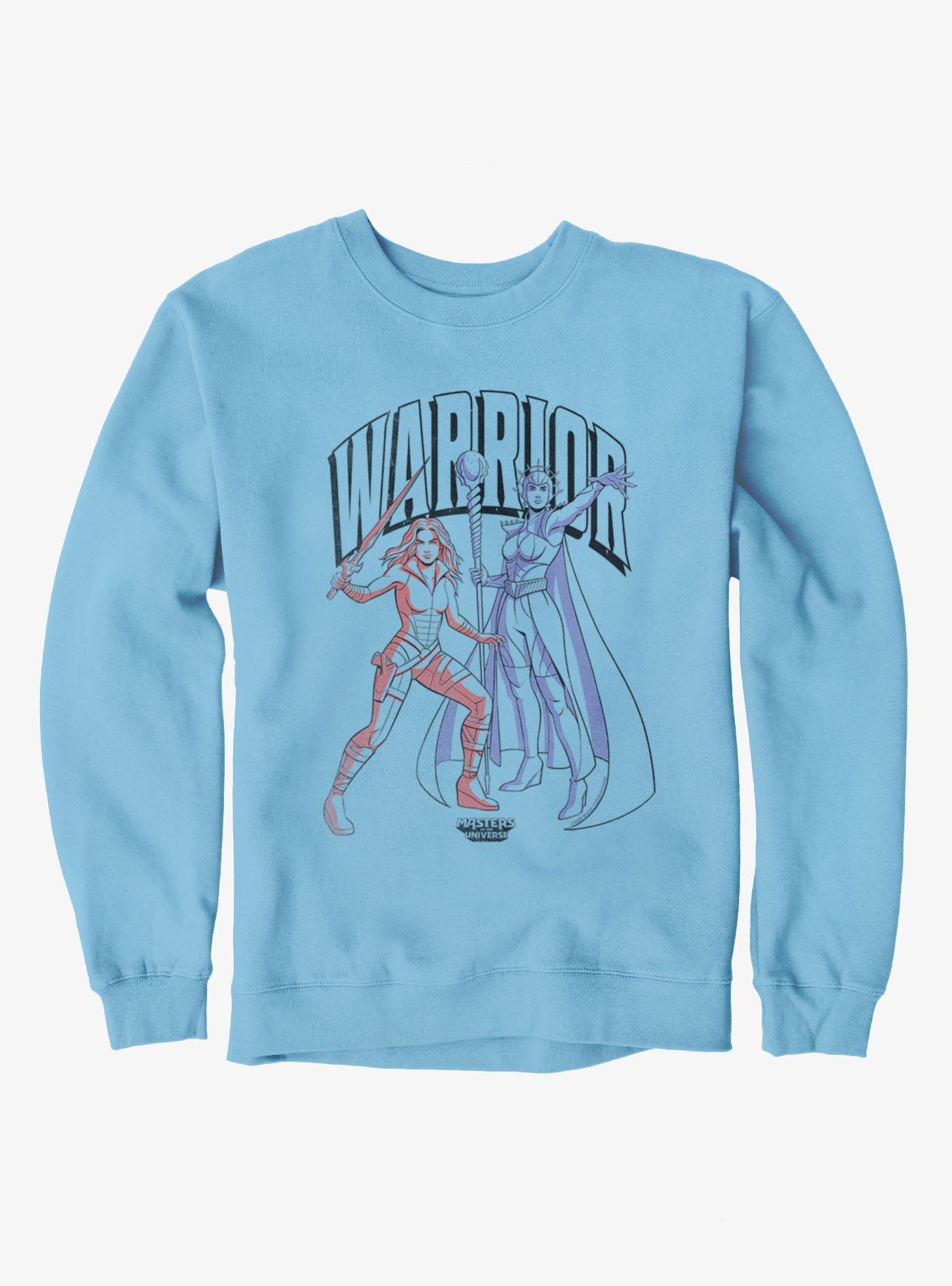 Masters Of The Universe Warrior Teela And Evil-Lyn Crew Sweatshirt, , hi-res
