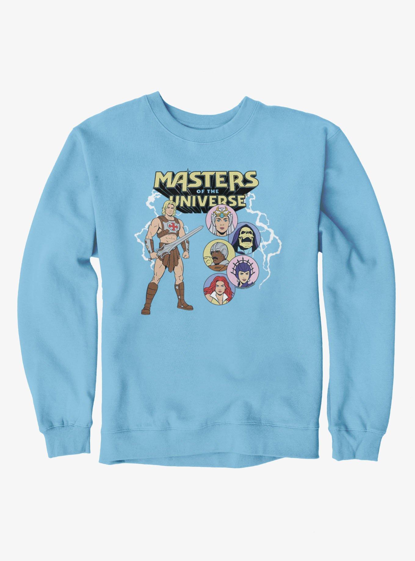 Masters Of The Universe He-Man With Character Bubbles Crew Sweatshirt, , hi-res