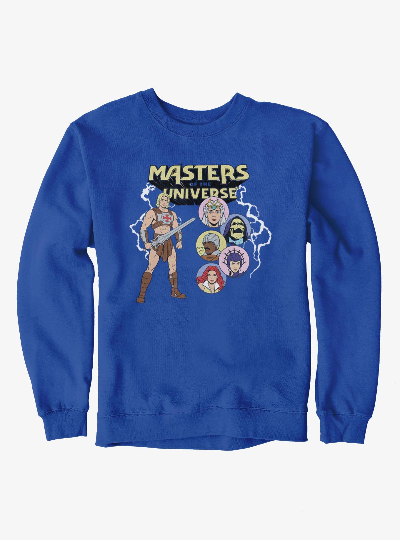 Masters Of The Universe He-Man With Character Bubbles Crew Sweatshirt, , hi-res