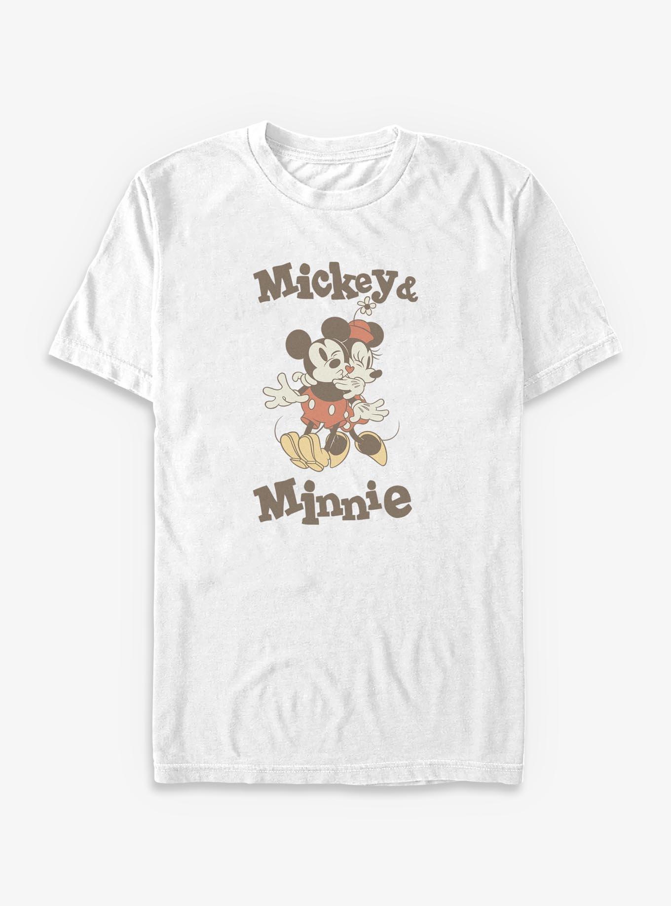 Disney Mickey Mouse & Minnie Retro Kiss Big & Tall T-Shirt