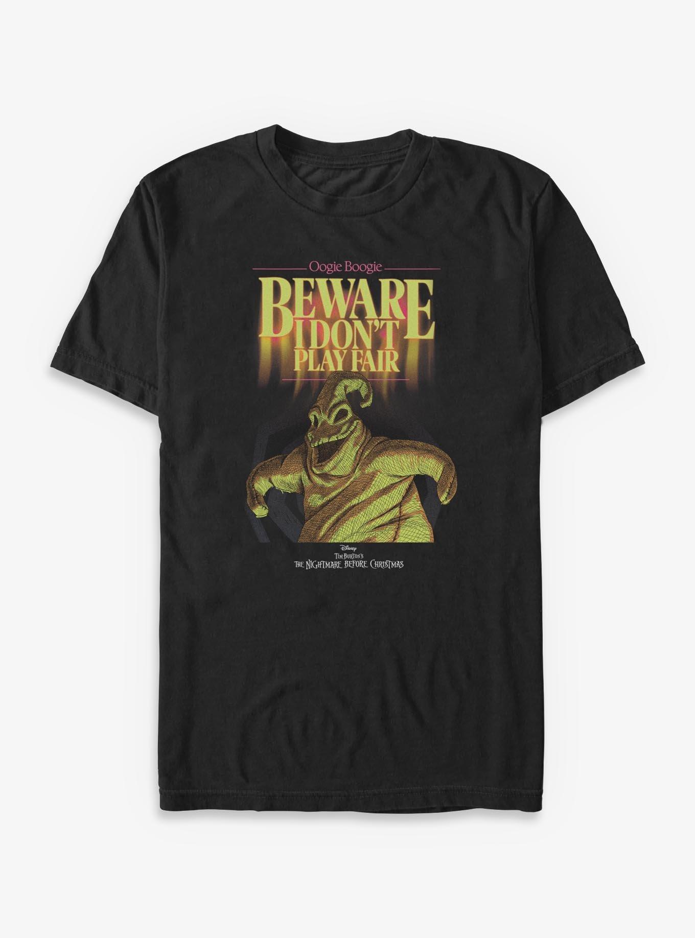 Disney The Nightmare Before Christmas Oogie Boogie Beware Big & Tall T-Shirt, , hi-res