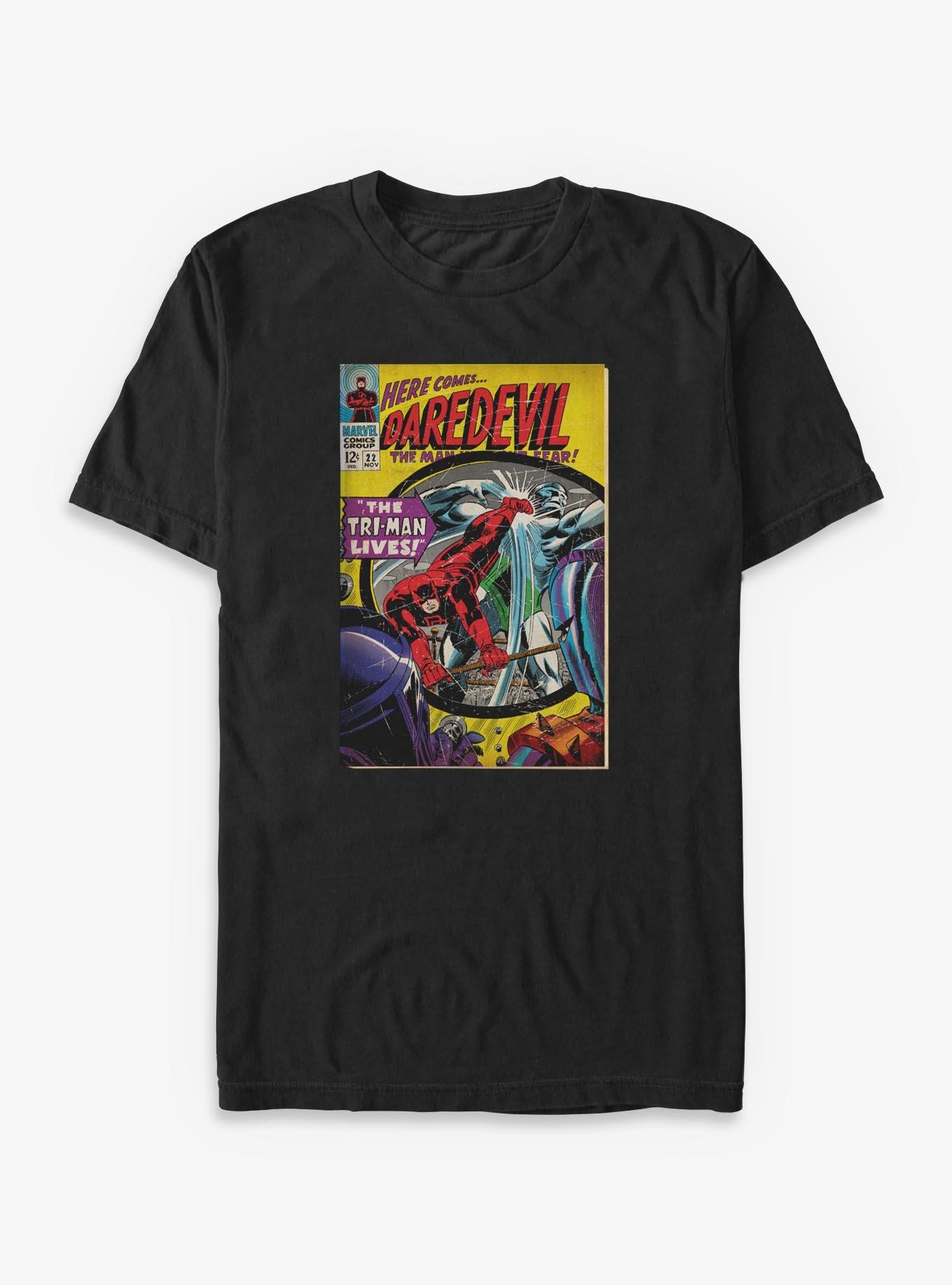 Marvel Daredevil The Tri-Man Lives Cover Comic Big & Tall T-Shirt, , hi-res
