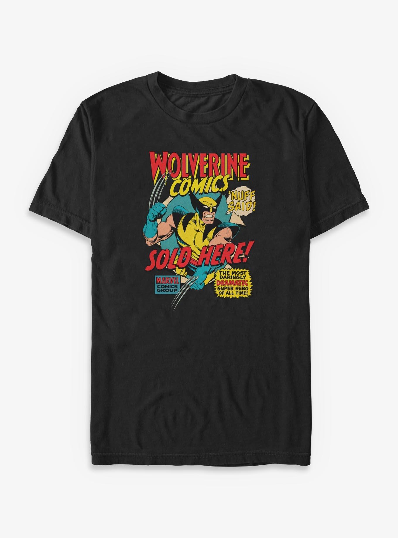 Marvel X-Men Wolverine The Most Dramatic Superhero Big & Tall T-Shirt, , hi-res