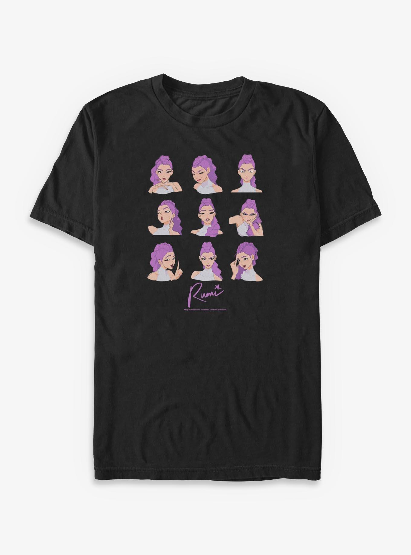 KPop Demon Hunters HUNTR/X Rumi Expressions Big & Tall T-Shirt, , hi-res
